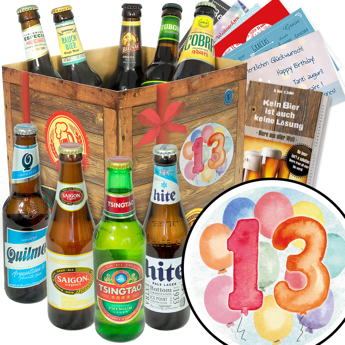Bier Set | 9x Biere der Welt Geschenkbox