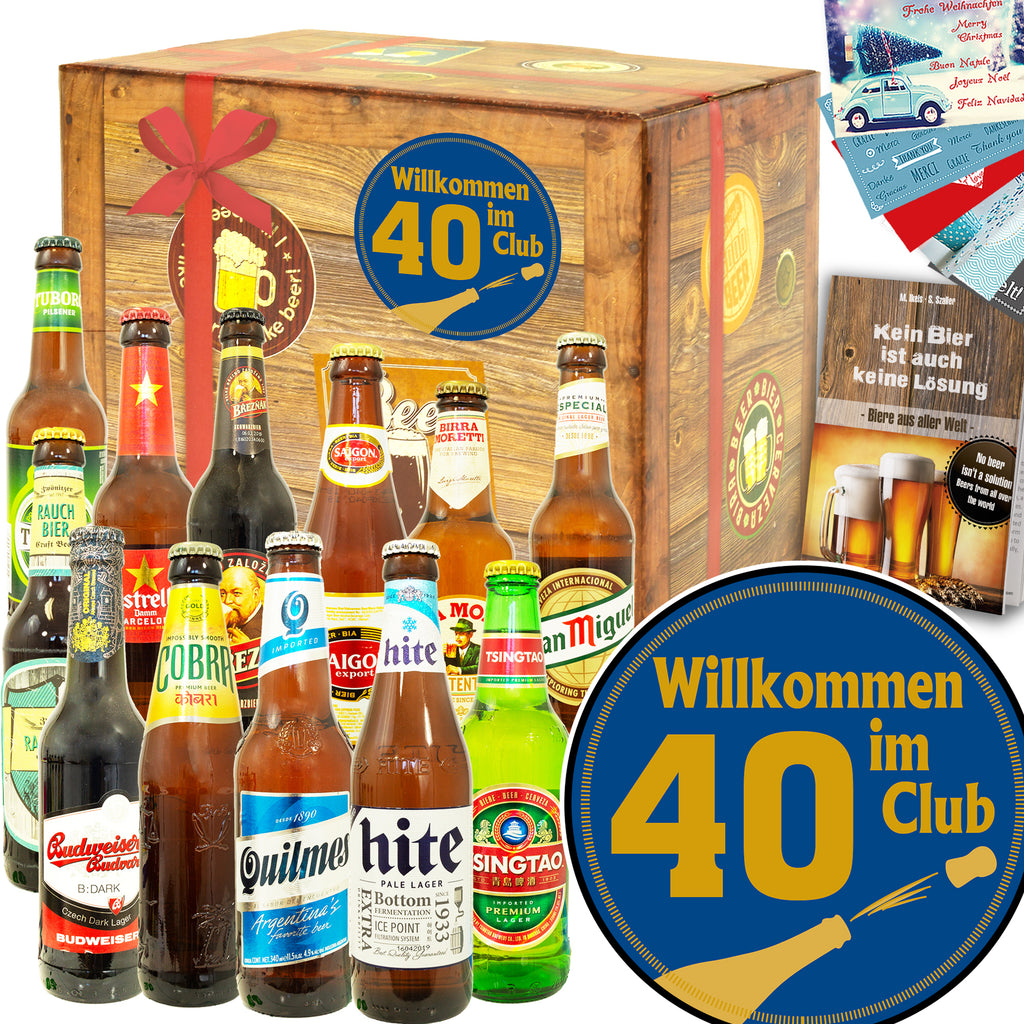 Wilkommen im Club 40 | 12 Biersorten Biere aus aller Welt | Biertasting