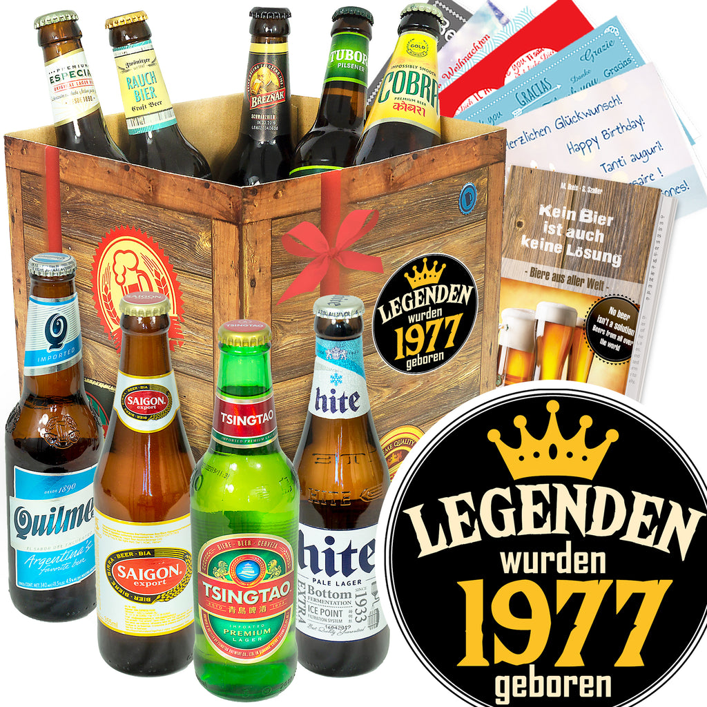 Legenden 1977 | 9 Spezialitäten Bierweltreise | Geschenkset