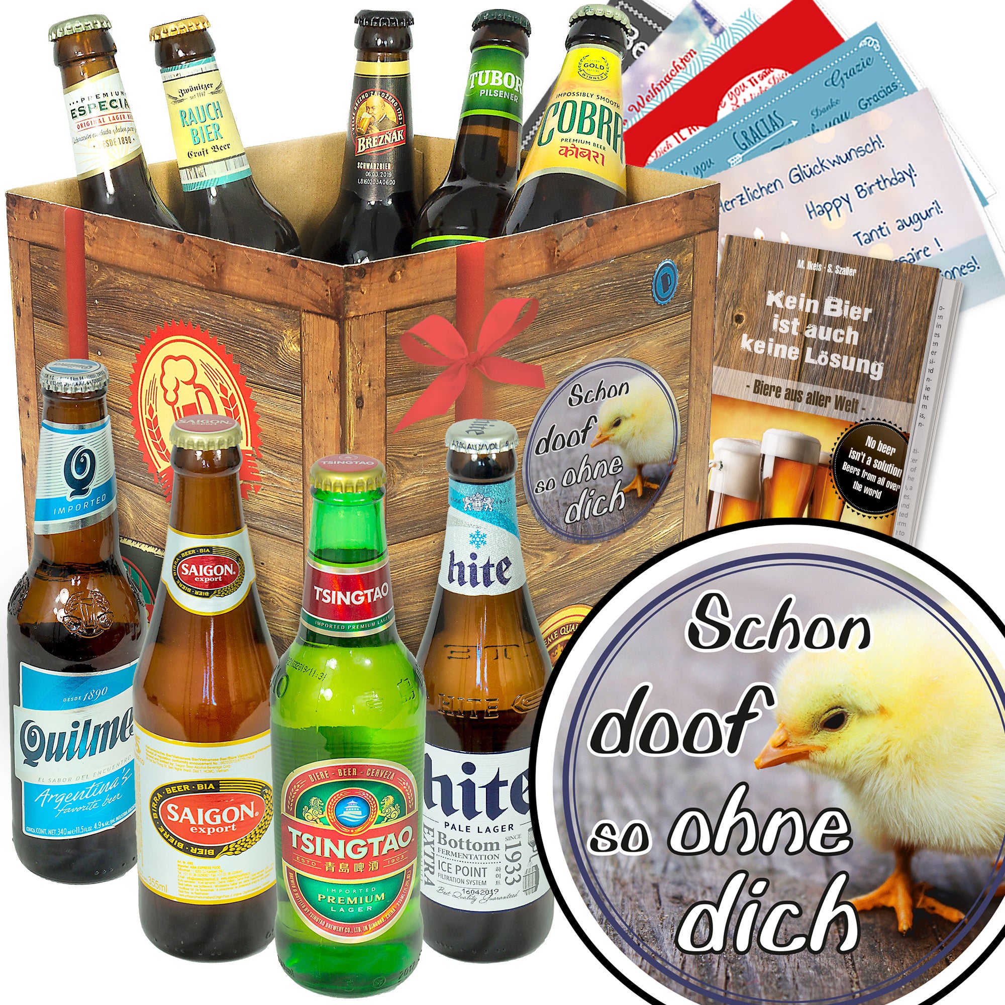 Bier Set | 9x Biere der Welt Geschenkbox