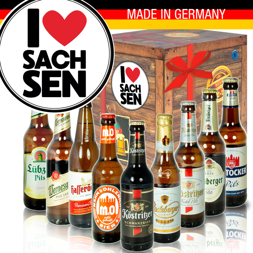 I Love Sachsen | 9 Spezialitäten Biere Ostdeutsch | Bierverkostung