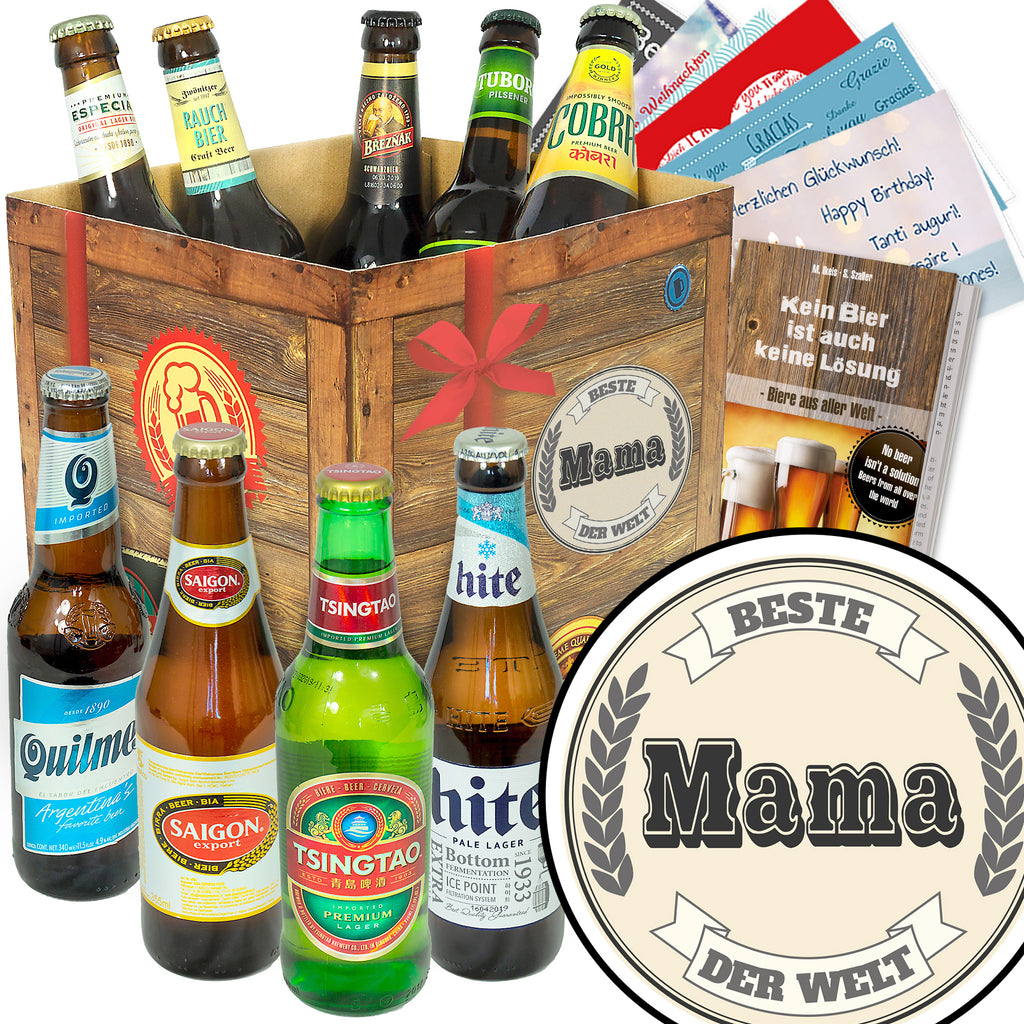 Beste Mama | 9 Biersorten Biere der Welt | Paket