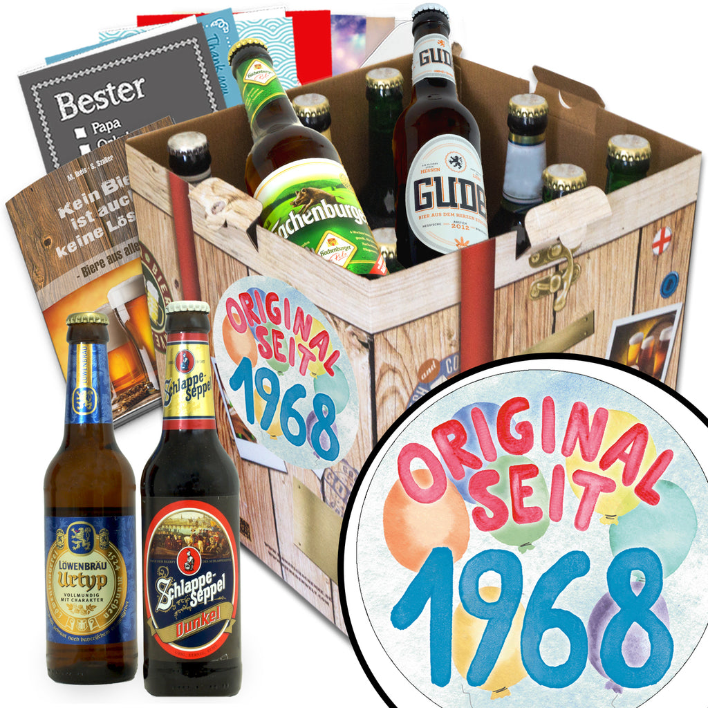 Original seit 1968 | 9 Flaschen Bier Deutschlandreise | Präsent