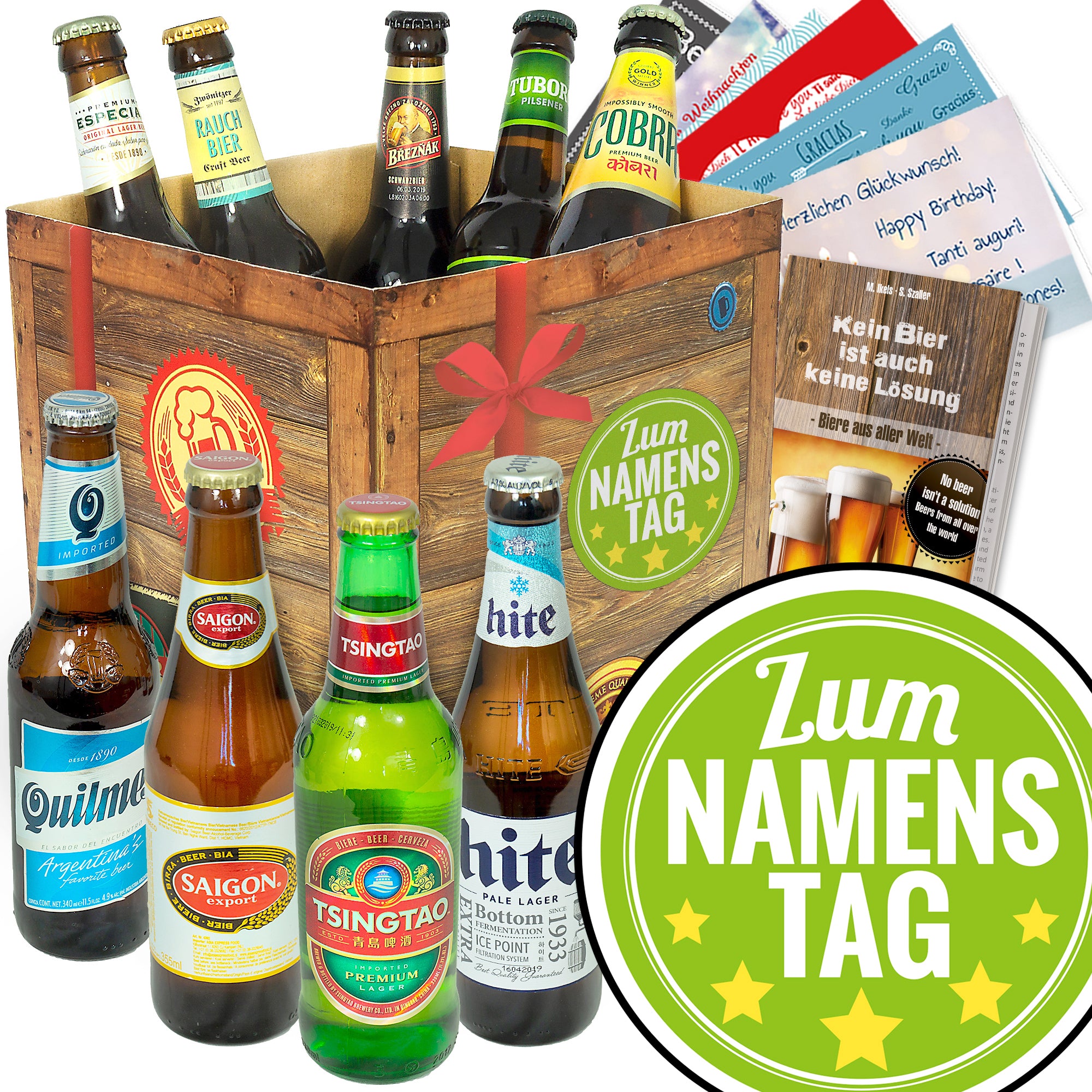 Bier Set | 9x Biere der Welt Geschenkbox