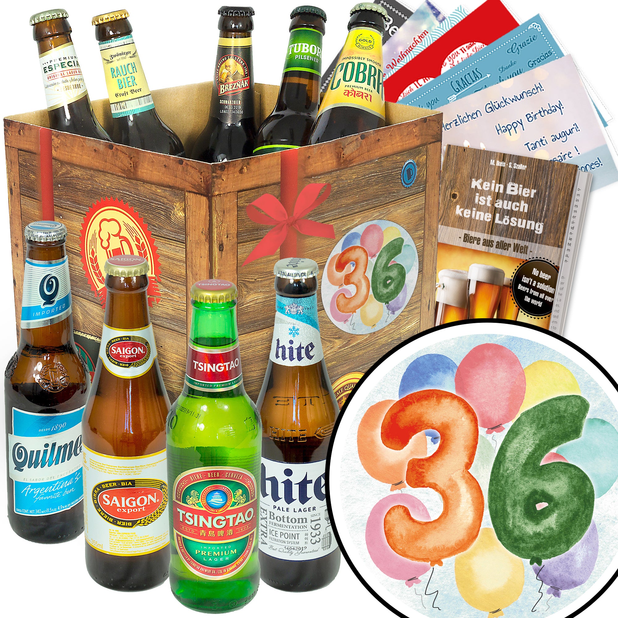 Bier Set | 9x Biere der Welt Geschenkbox