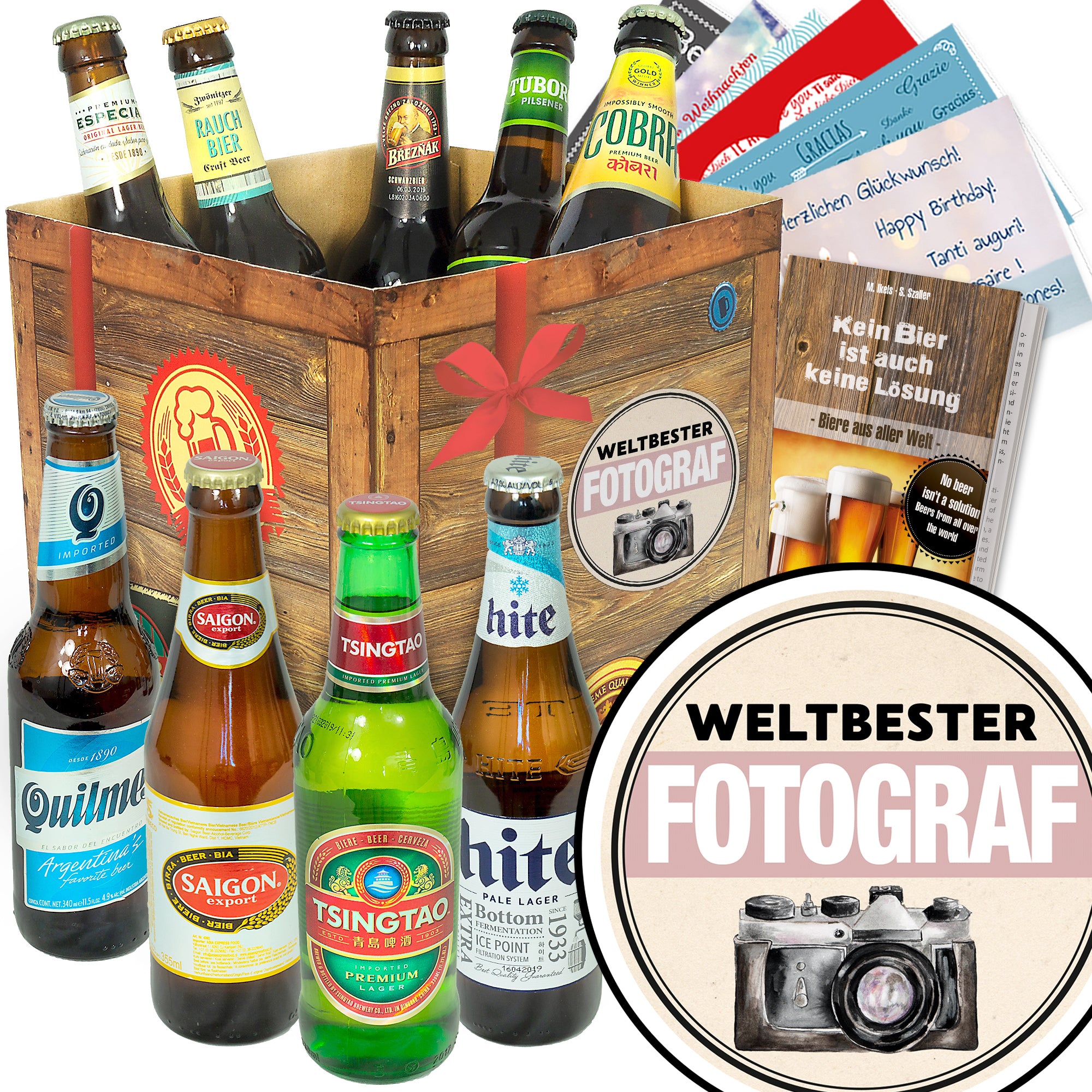 Bier Set | 9x Biere der Welt Geschenkbox