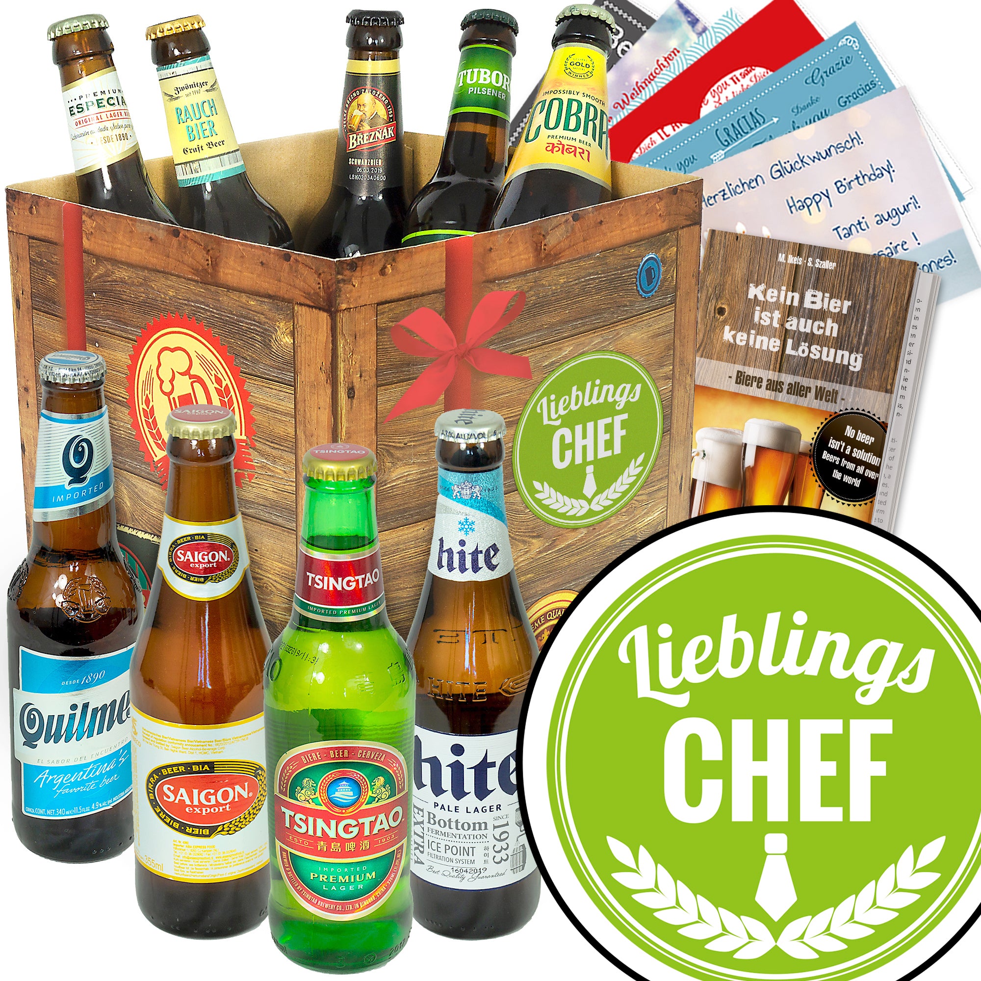 Bier Set | 9x Biere der Welt Geschenkbox