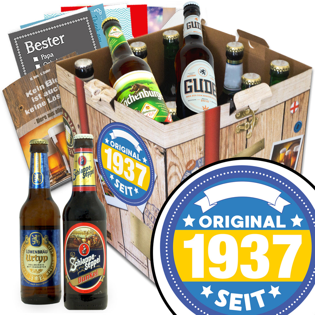 Original seit 1937 | 9 Flaschen Biere aus Deutschland | Geschenkset