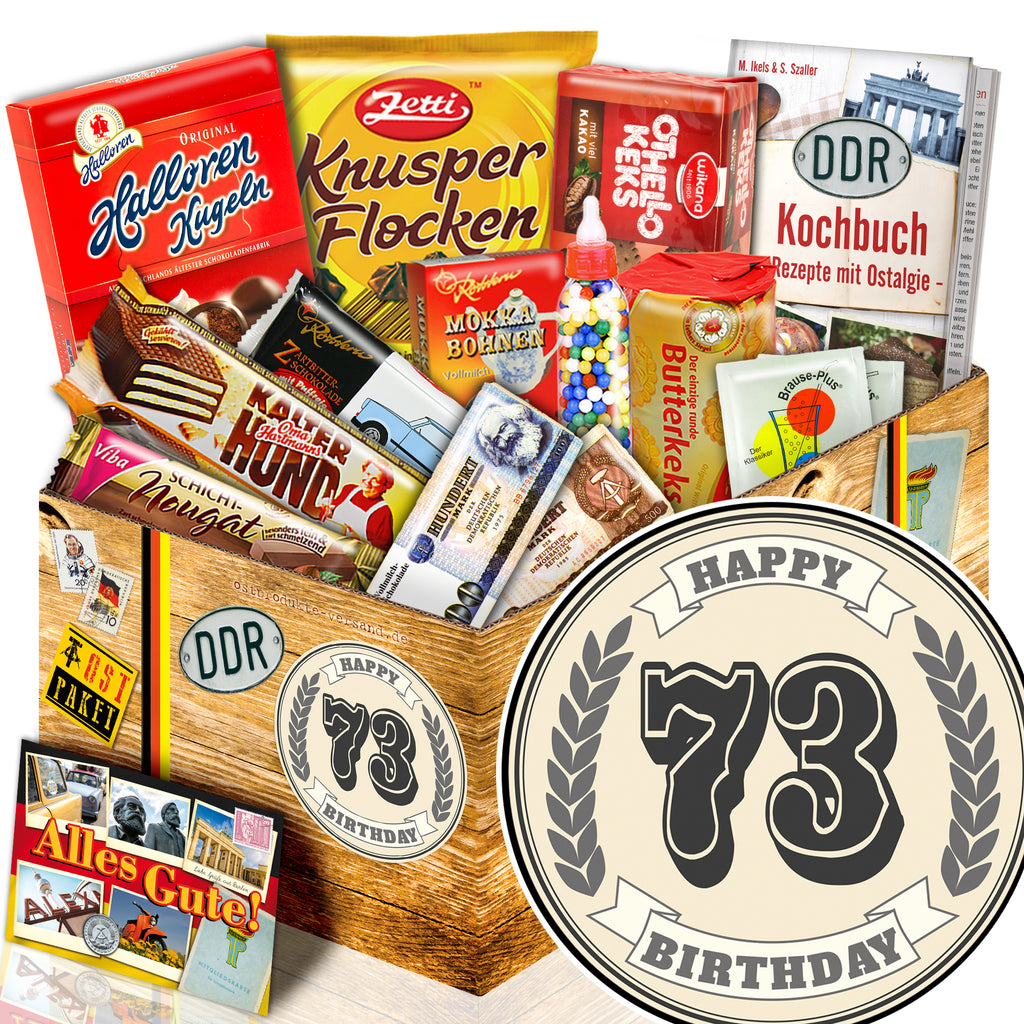 73 Zahl - Süßigkeiten Set DDR L