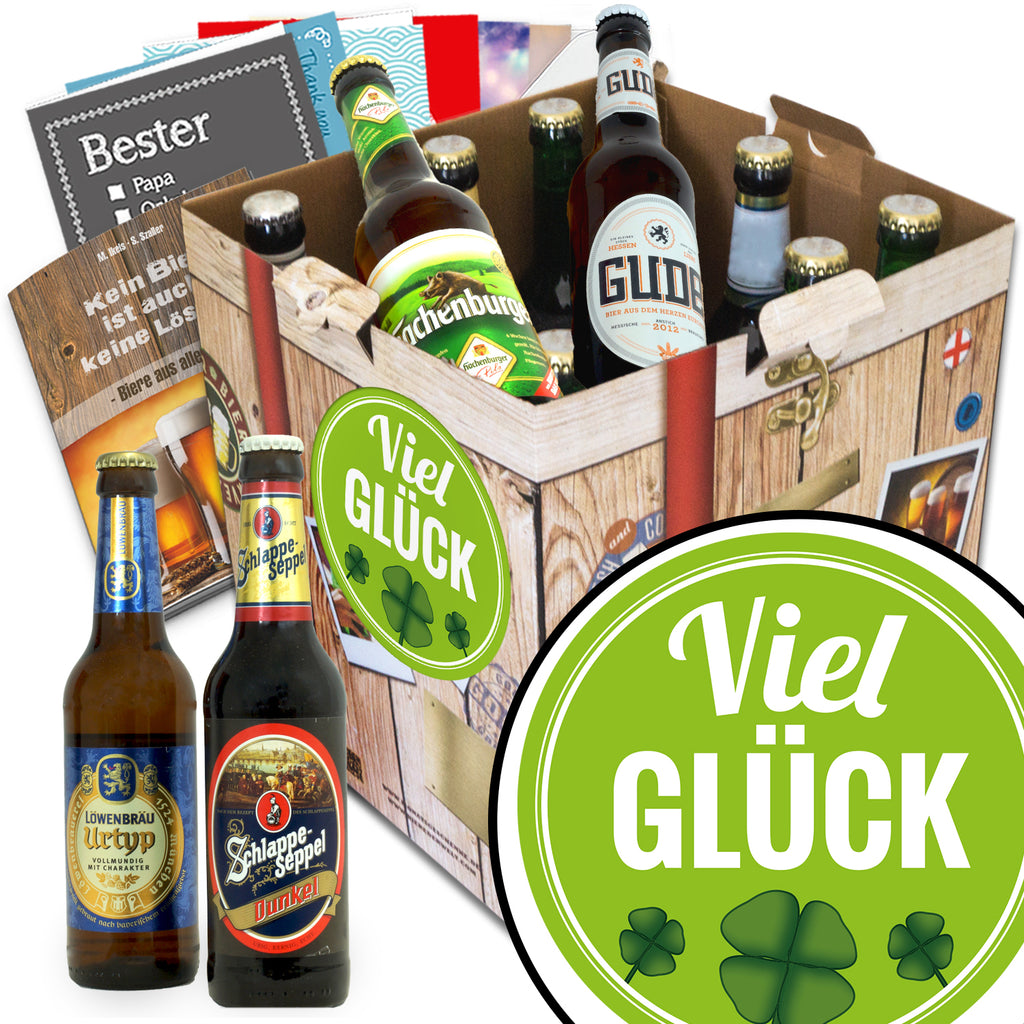Viel Glück | 9 Spezialitäten Bier Deutschlandreise | Bierbox