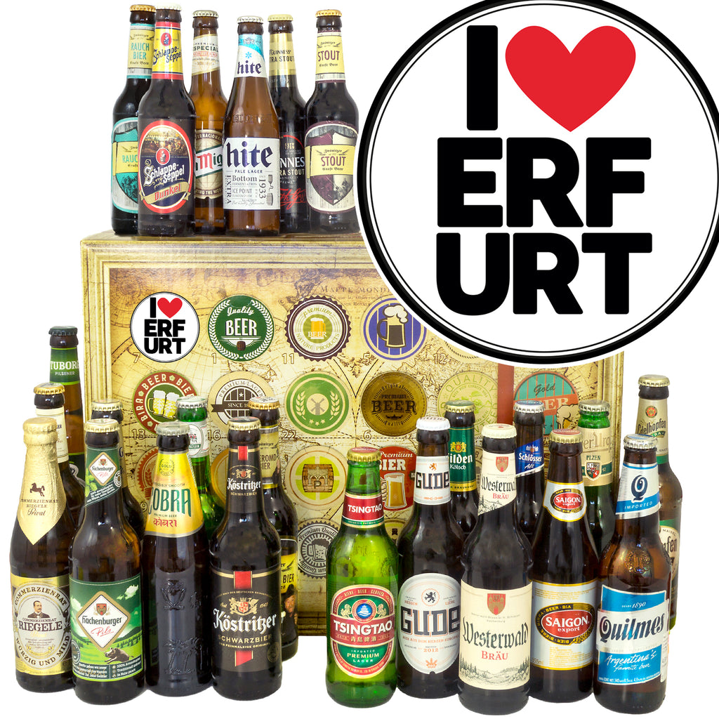 I love Erfurt | 24x Bier Bier Deutschland und Welt | Biertasting