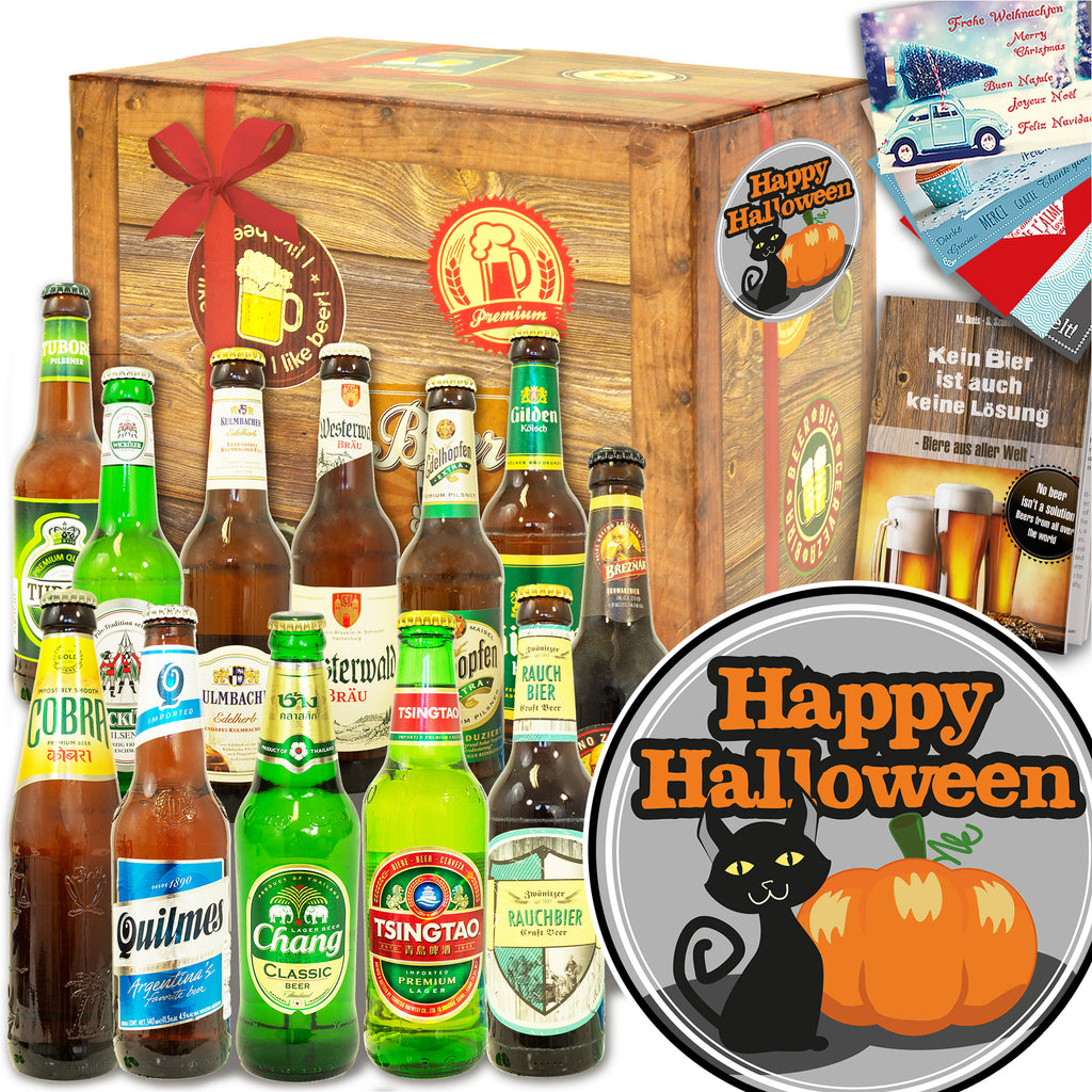 Halloween | 12x Bier aus der Welt und Deutschland | Bierbox