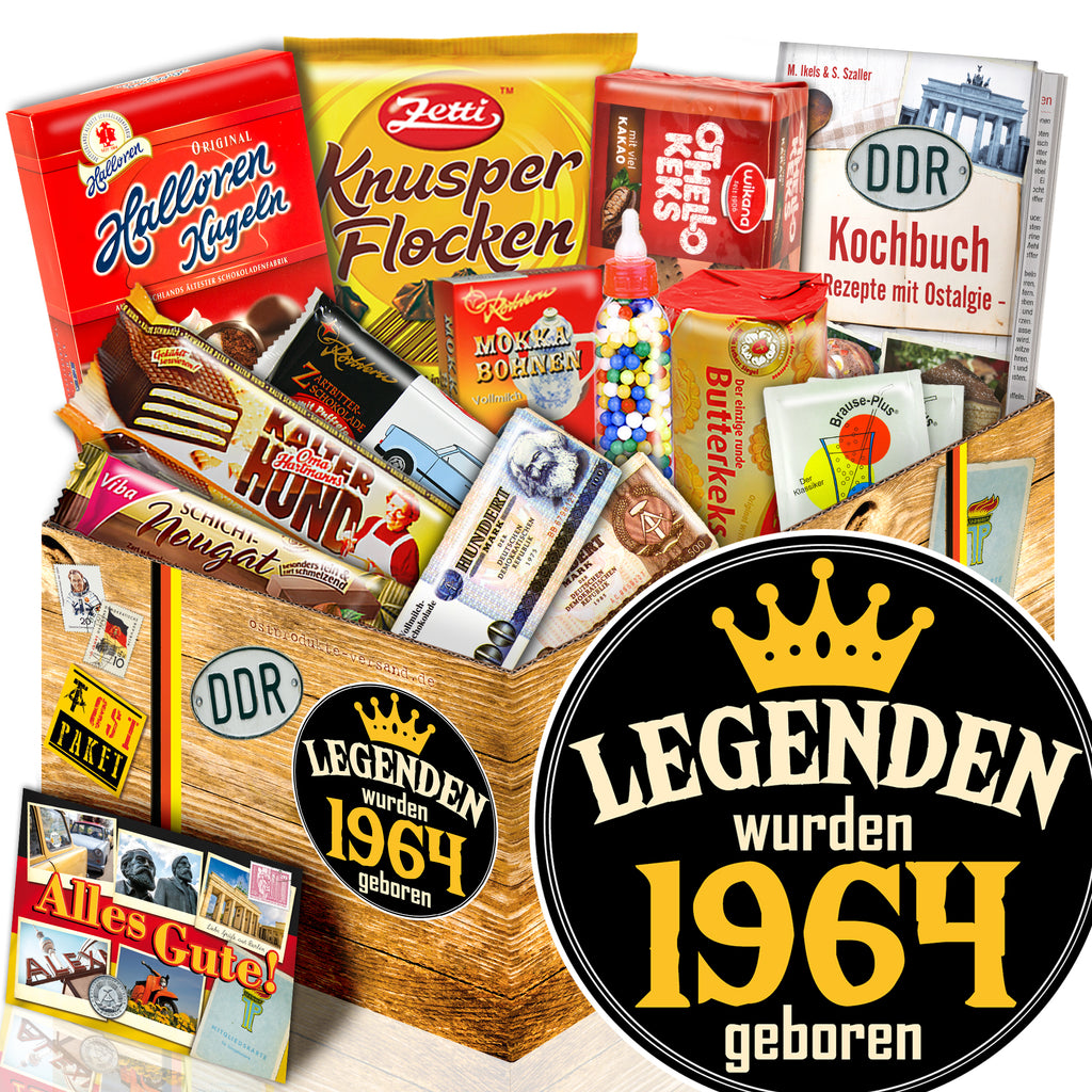 Legenden wurden 1964 geboren - Süßigkeiten Set DDR L