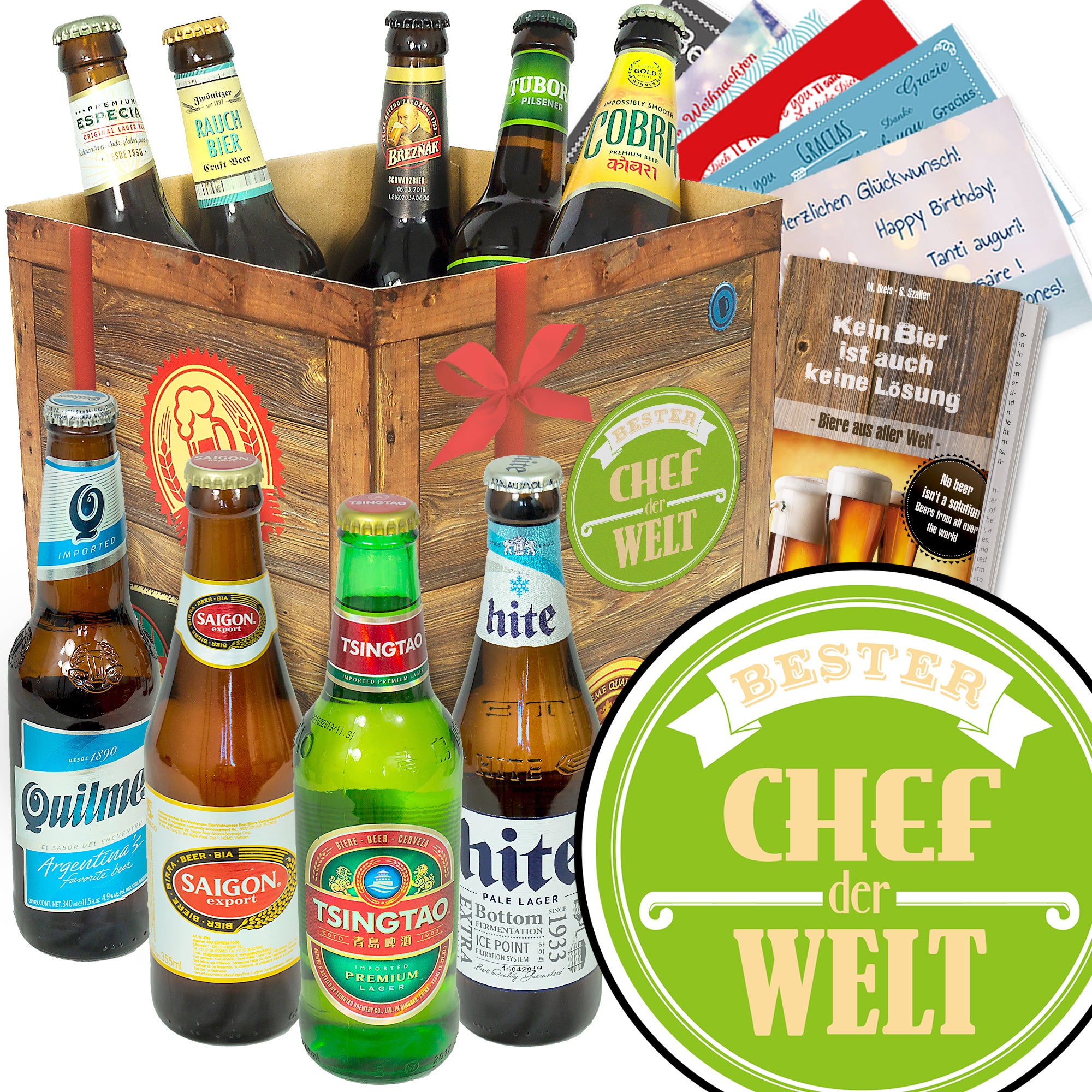Bier Set | 9x Biere der Welt Geschenkbox
