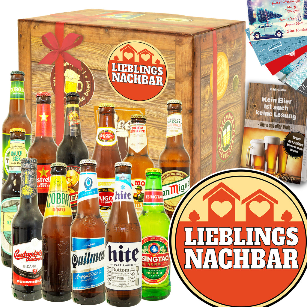 Lieblingsnachbar | 12x Biere aus aller Welt | Bierbox