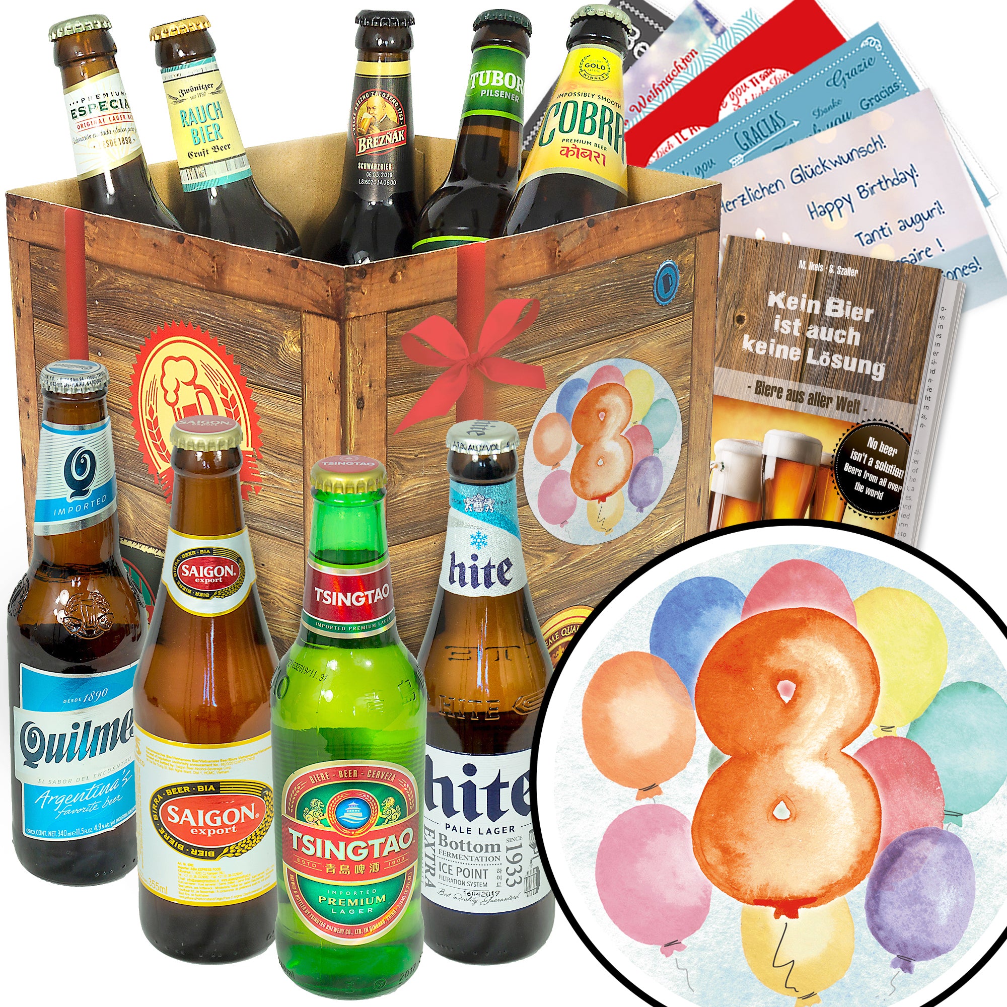 Bier Set | 9x Biere der Welt Geschenkbox