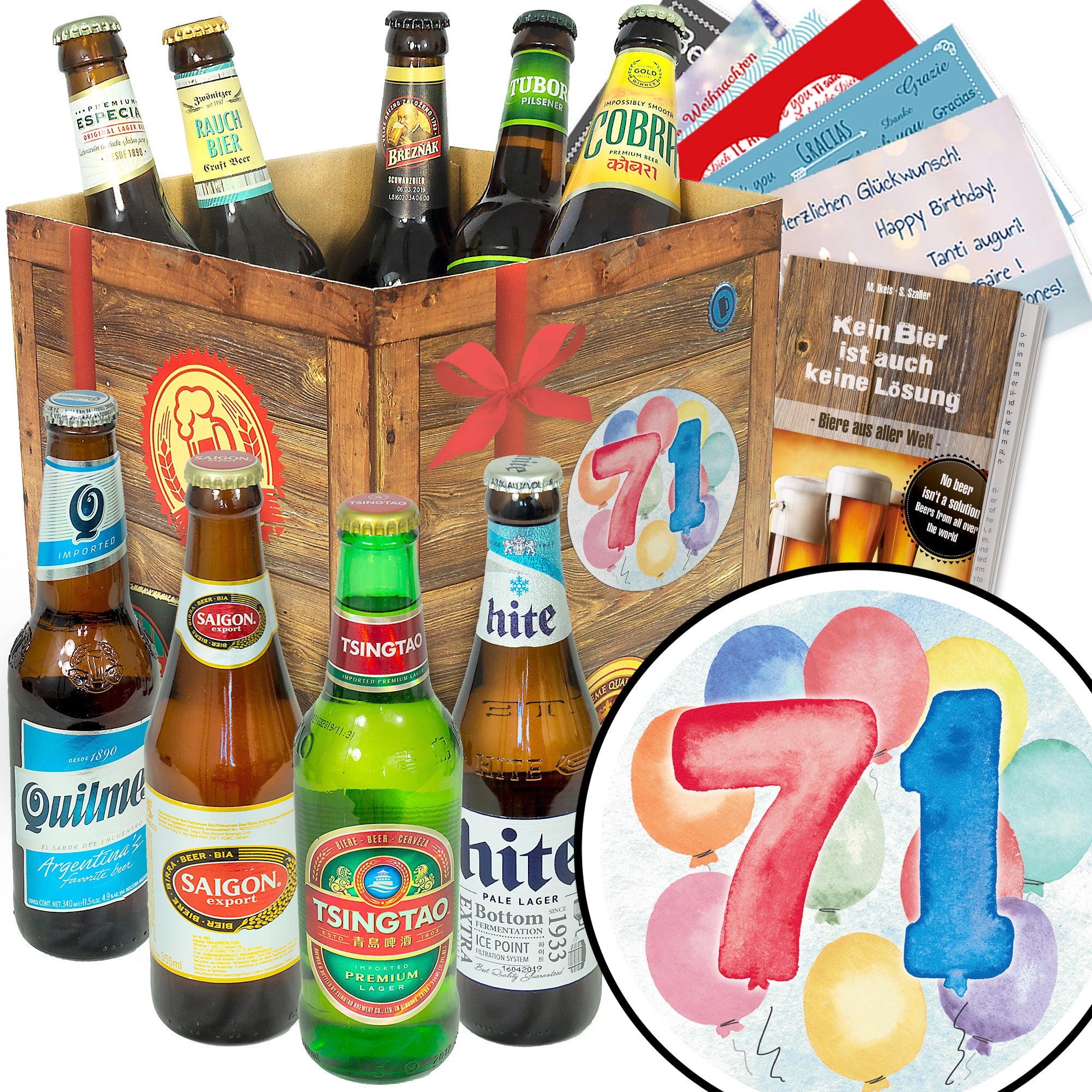 Bier Set | 9x Biere der Welt Geschenkbox