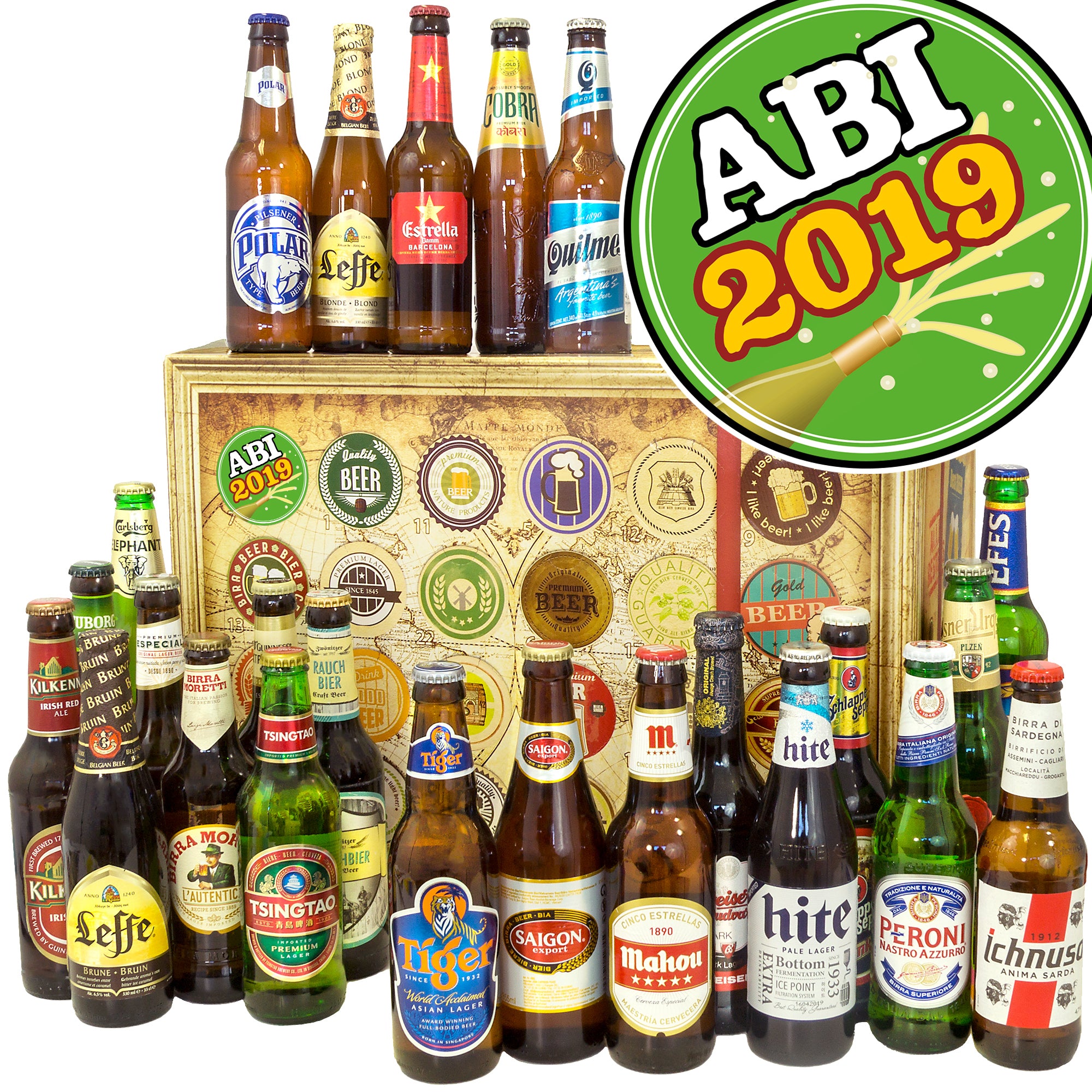 Abi 2019 | 24 Länder Bierweltreise | Geschenk Box