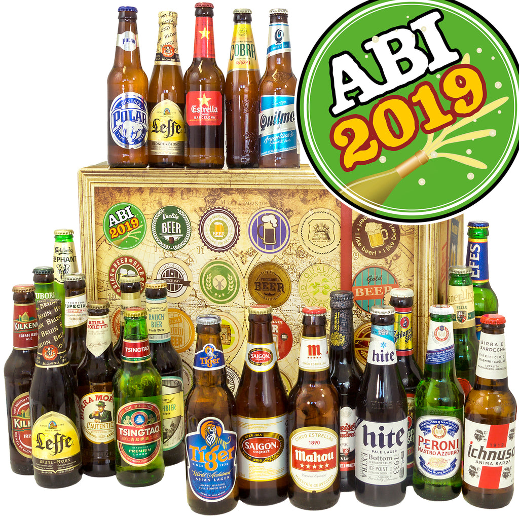 Abi 2019 | 24 Länder Bierweltreise | Geschenk Box