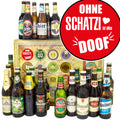 Ohne Schatzi ist alles doof | 24x Bier Bier Deutschland und Welt | Geschenkidee