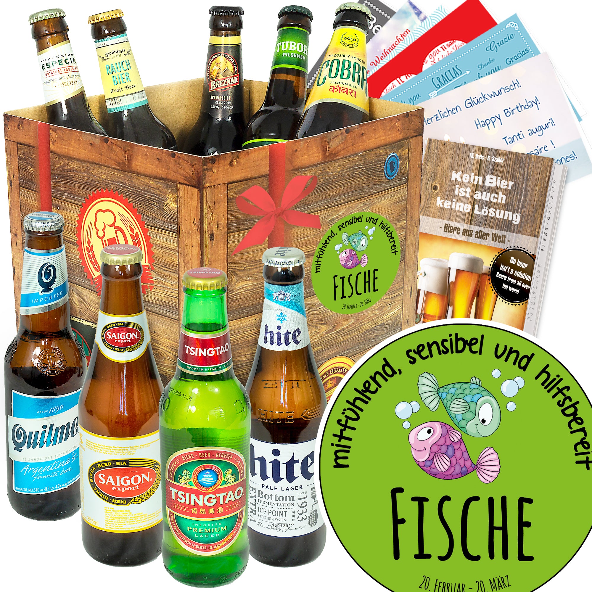 Bier Set | 9x Biere der Welt Geschenkbox