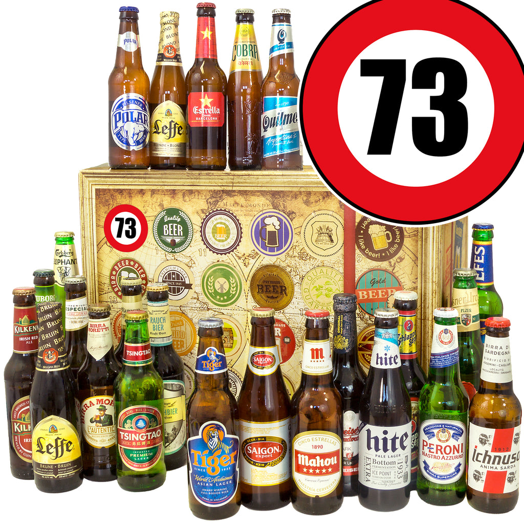 Geburtstag 73. | 24. Länder Biere aus aller Welt | Biertasting