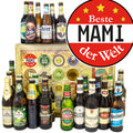 Beste Mami der Welt | 24x Bier Deutschland und Welt | Paket