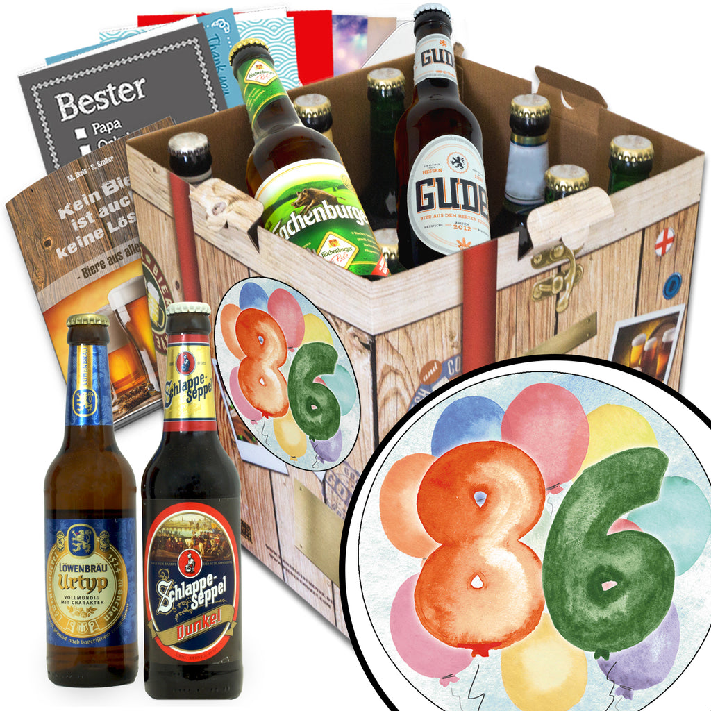 Geburtstag 86 | 9x Bier Bier Deutschlandreise | Bierpaket