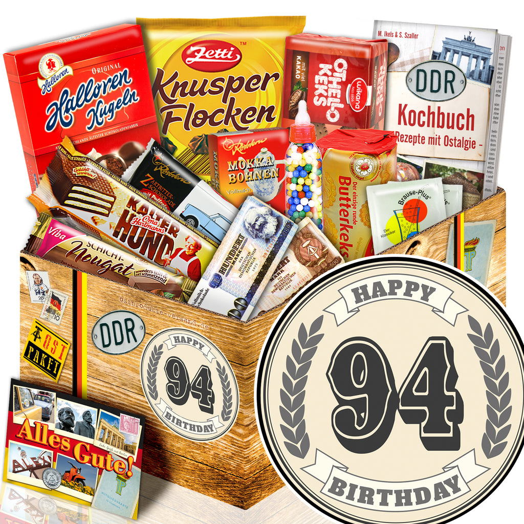 94 Zahl - Süßigkeiten Set DDR L