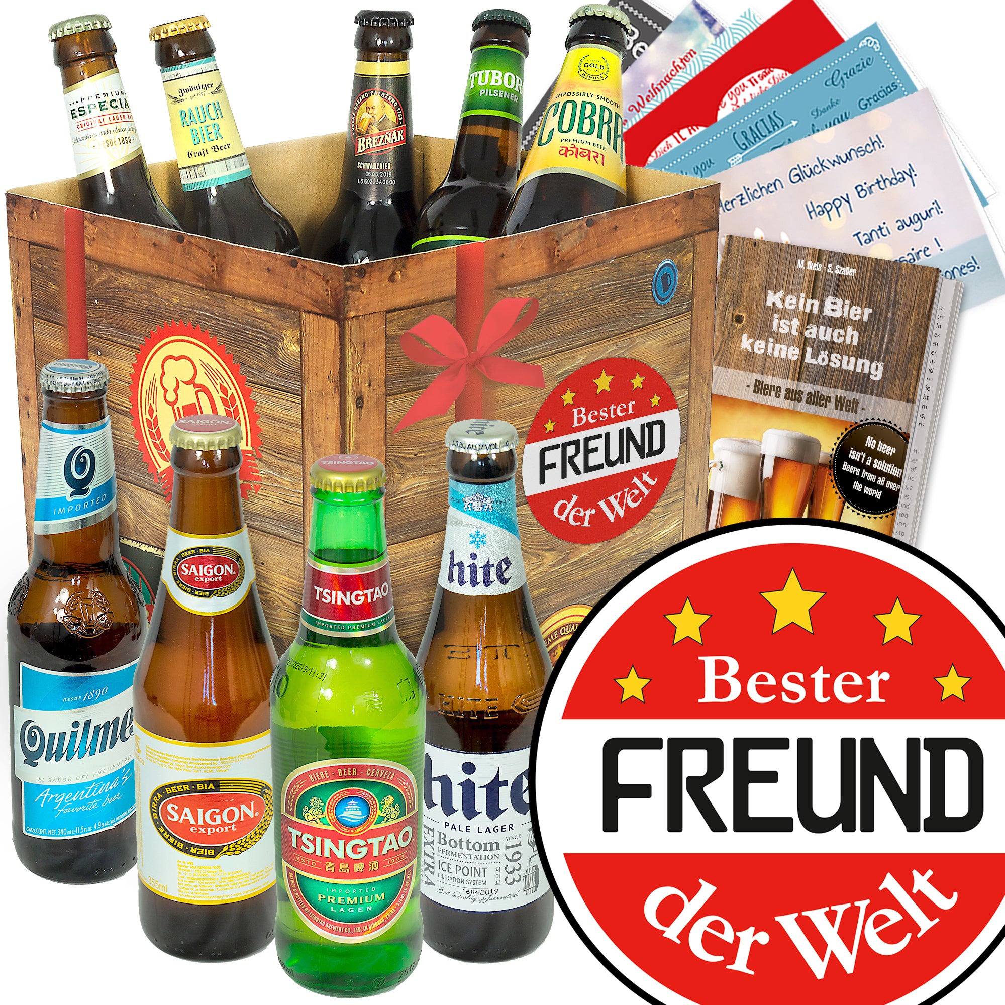 Bier Set | 9x Biere der Welt Geschenkbox