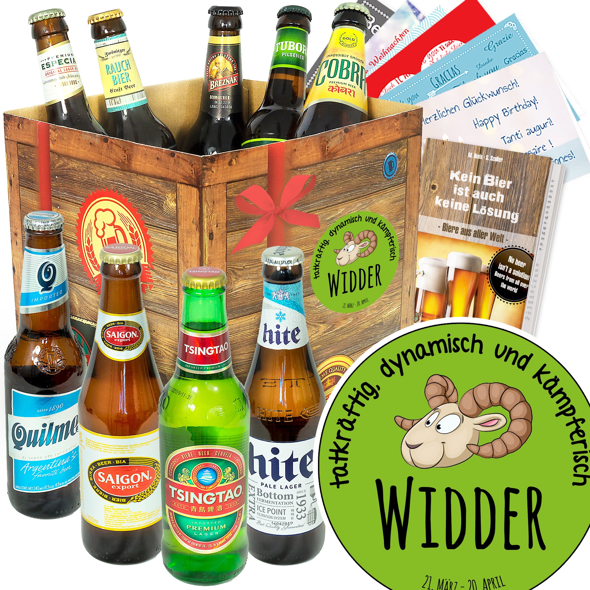Bier Set | 9x Biere der Welt Geschenkbox
