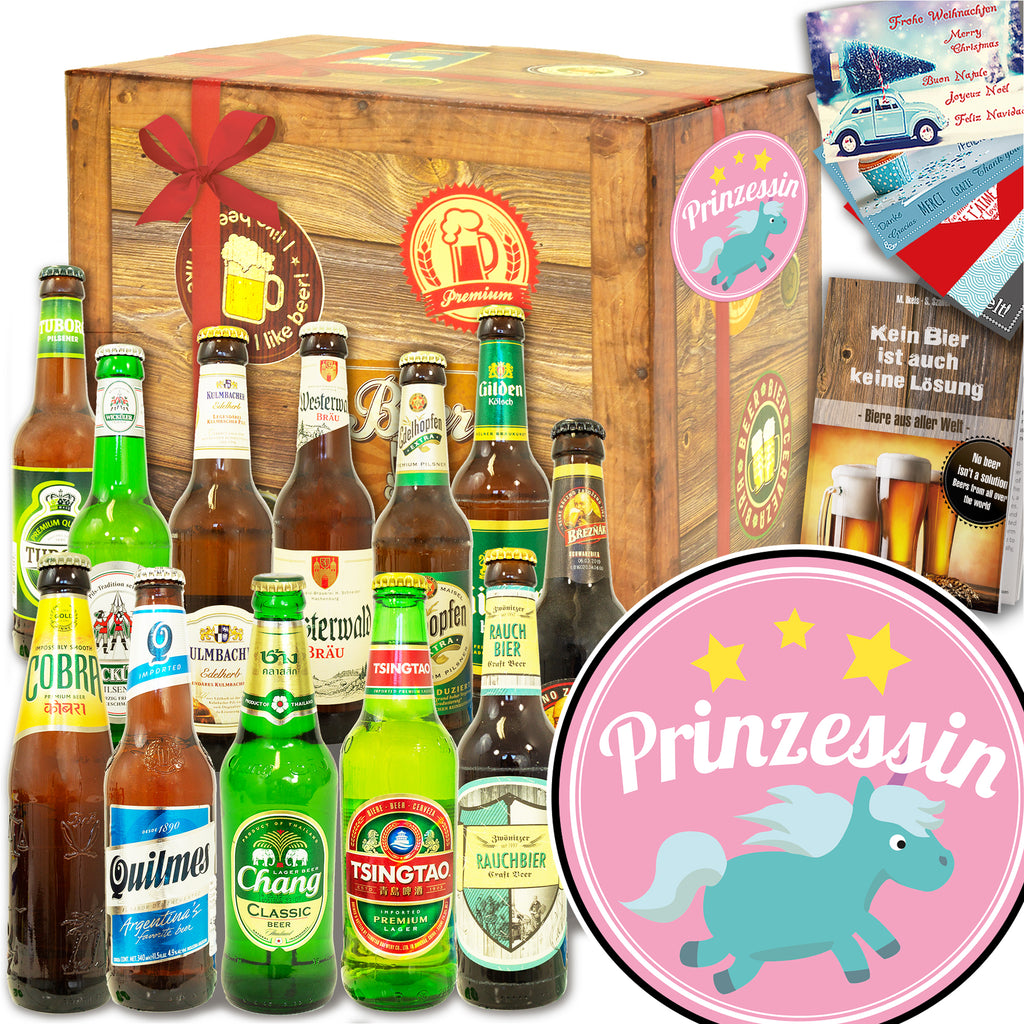 Prinzessin | 12 Biersorten Bier Deutschland und Welt | Bier Geschenk