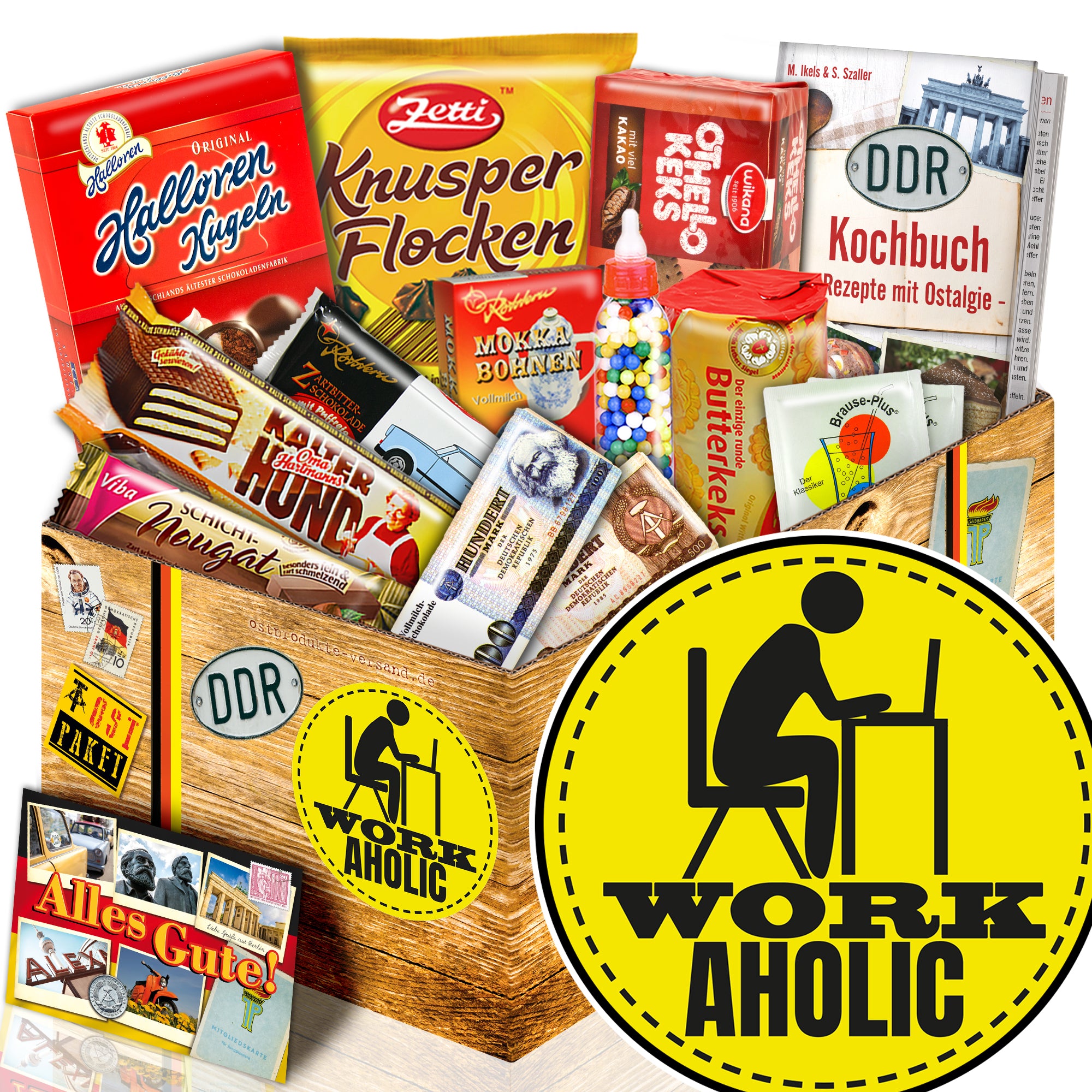 Workaholic - Süßigkeiten Set DDR L
