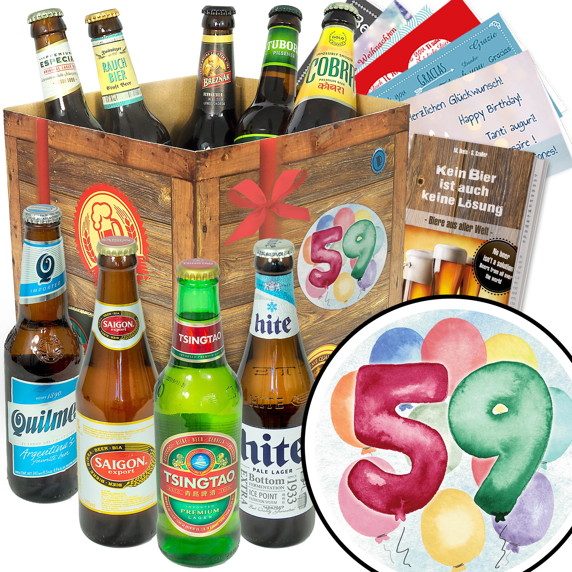 Bier Set | 9x Biere der Welt Geschenkbox