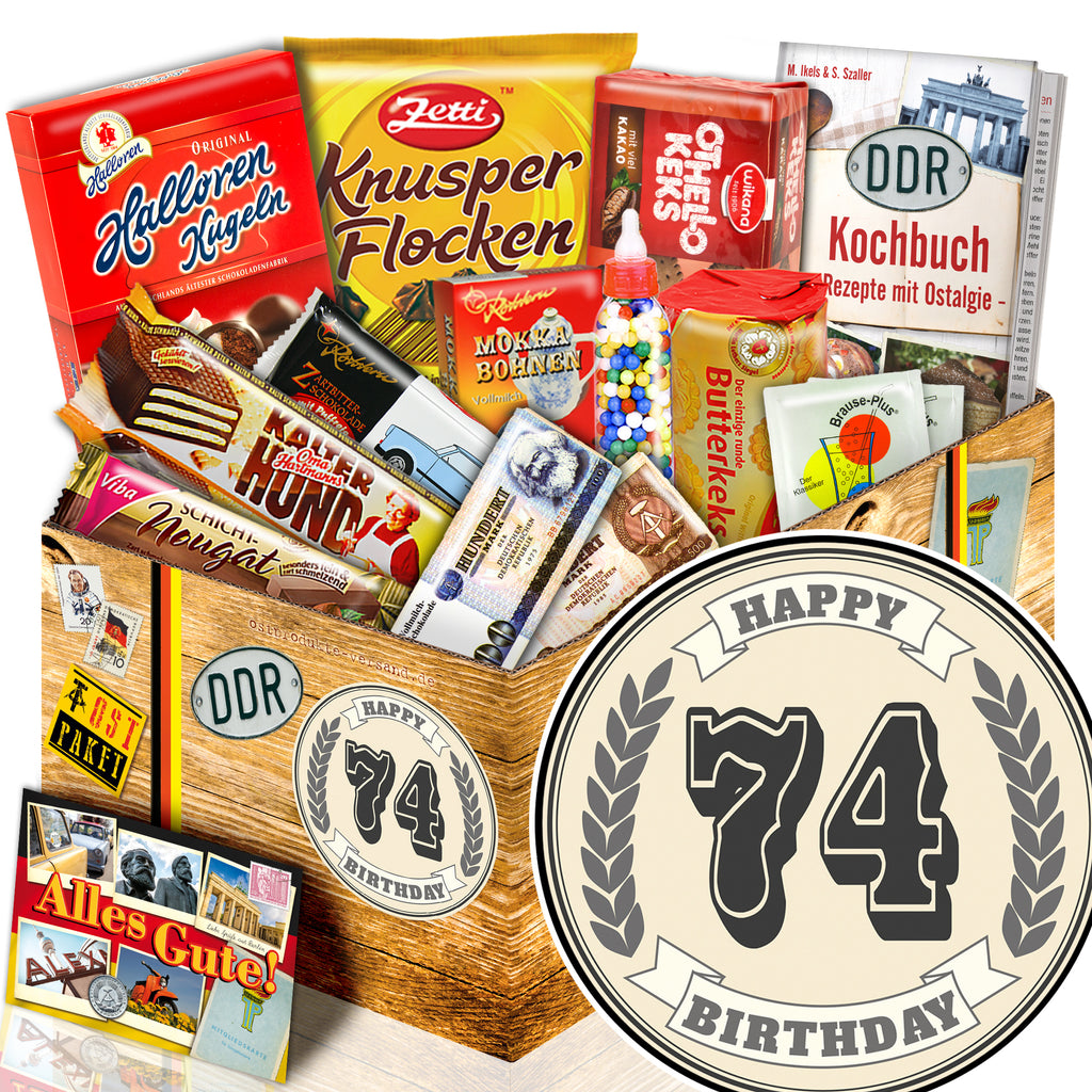 74 Zahl - Süßigkeiten Set DDR L
