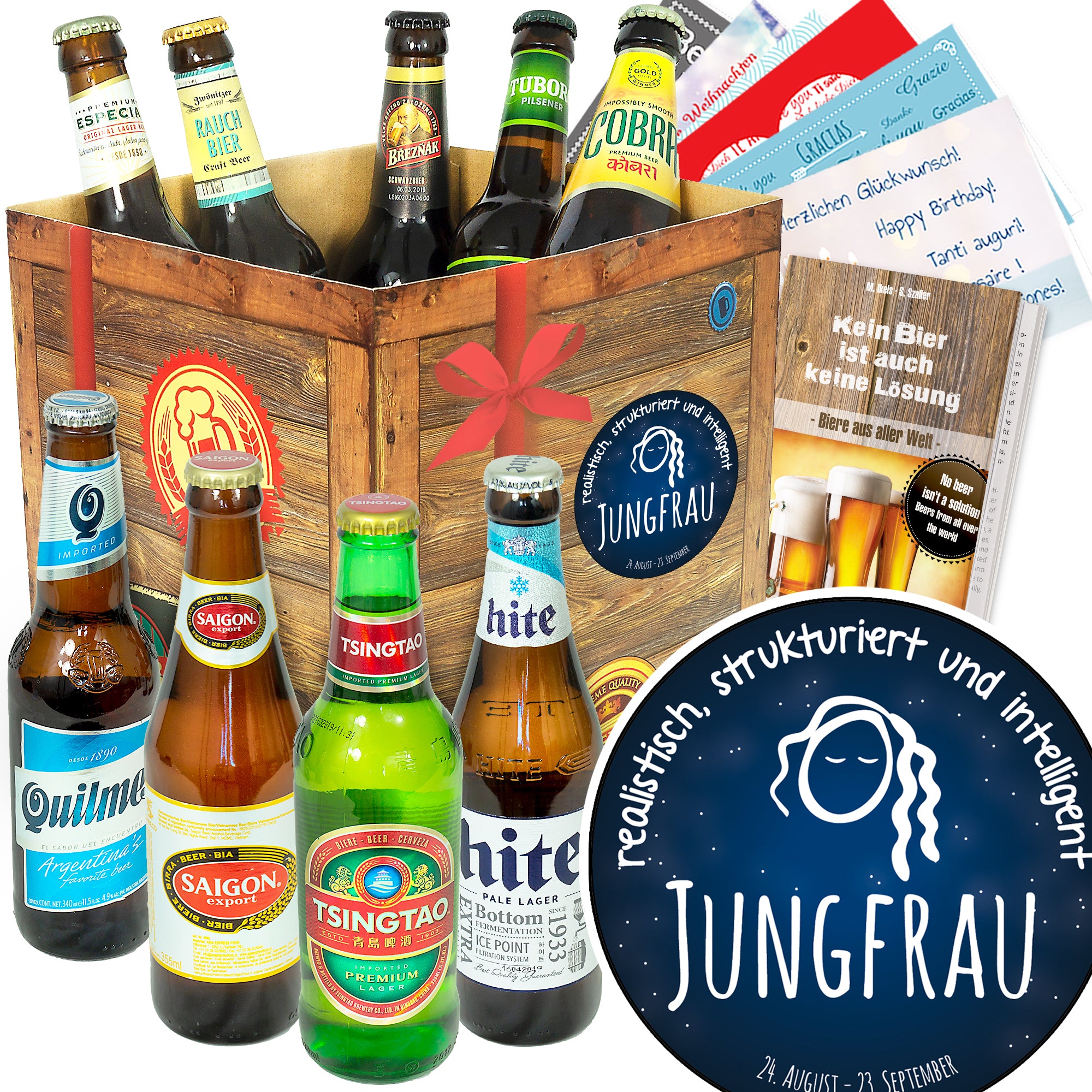 Bier Set | 9x Biere der Welt Geschenkbox