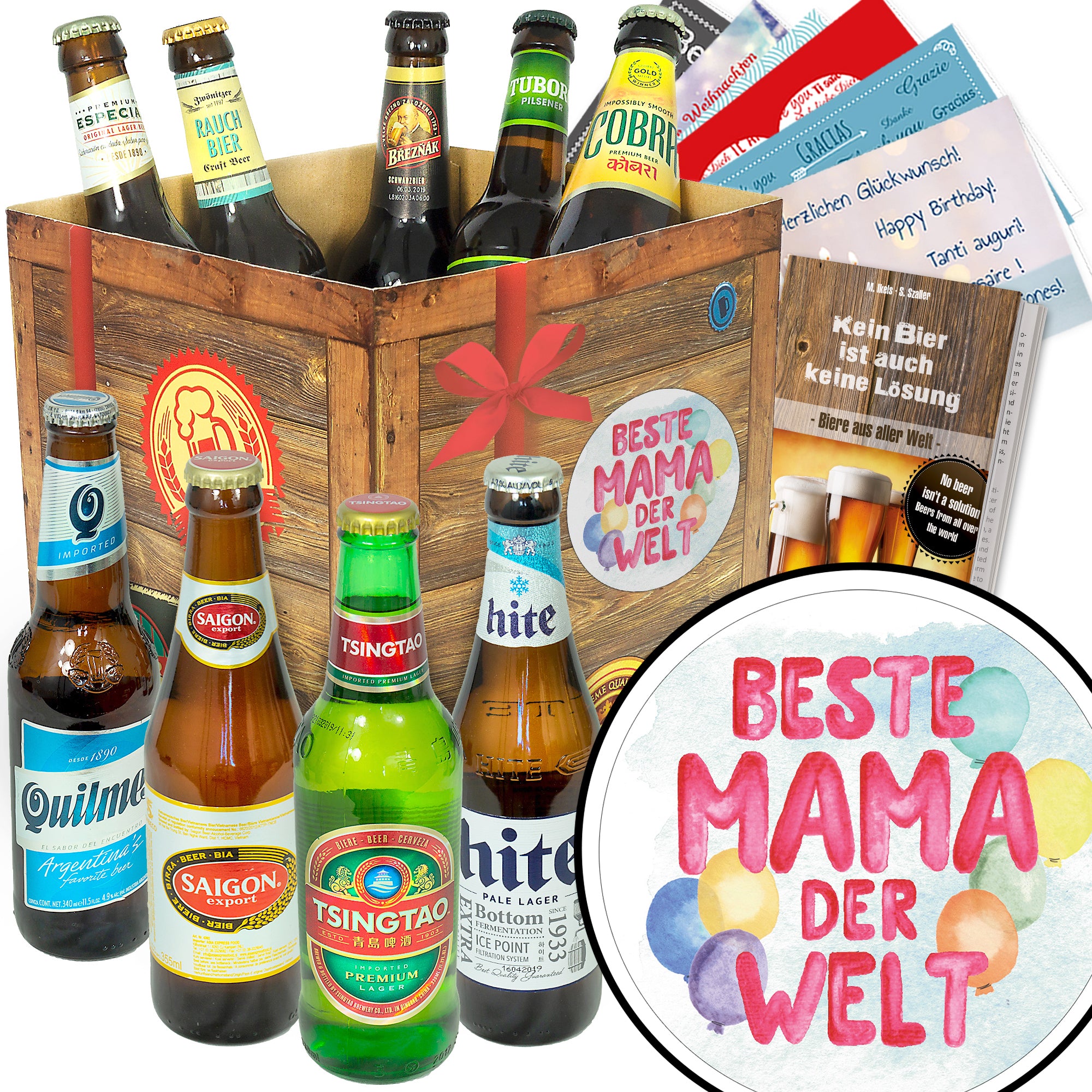 Bier Set | 9x Biere der Welt Geschenkbox