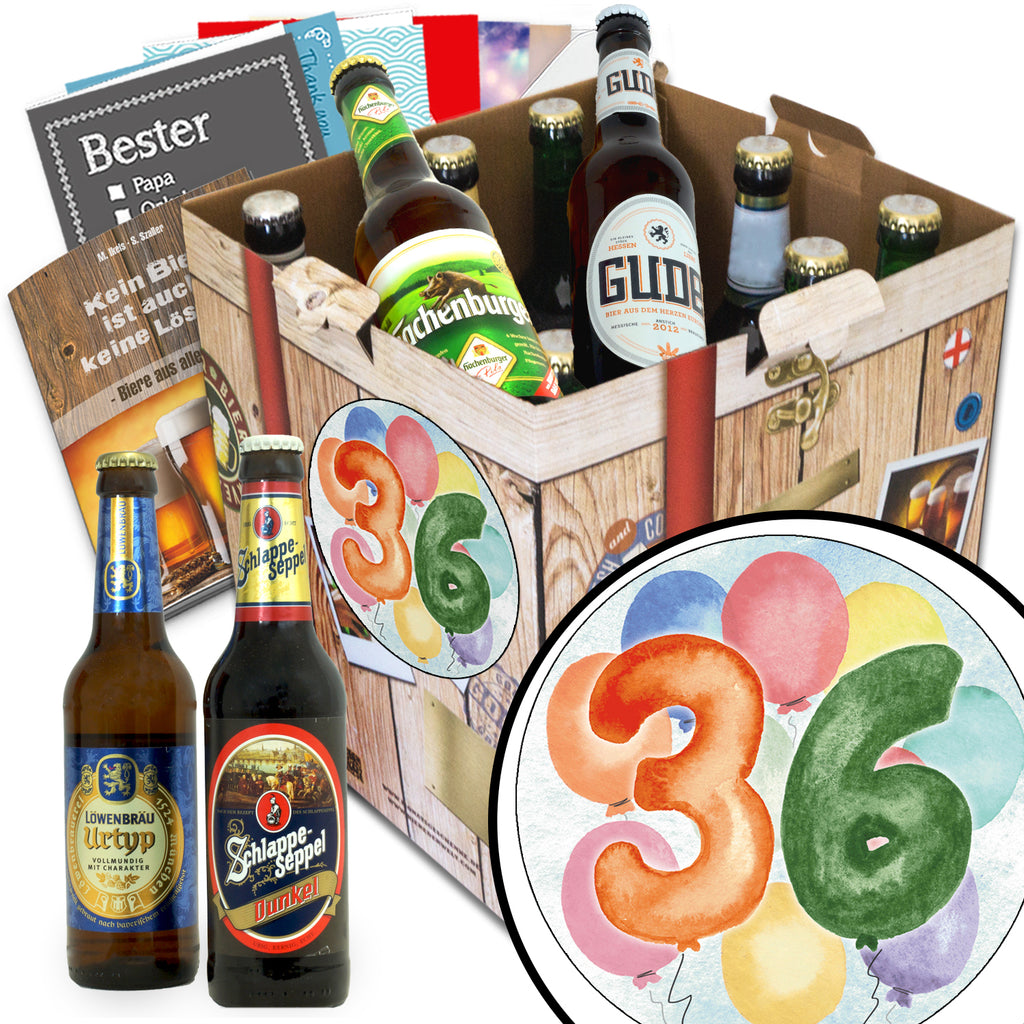 Geburtstag 36 | 9x Biere Deutschland | Bierset