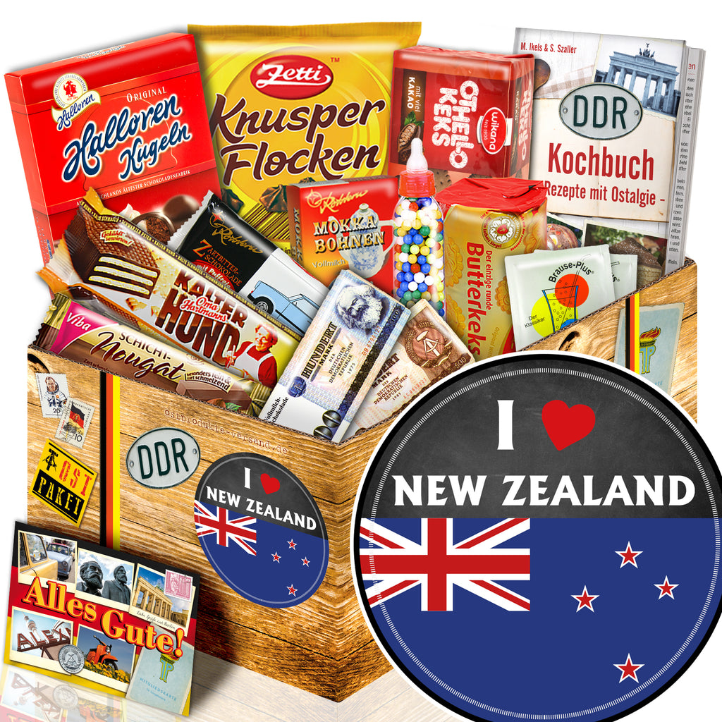 I love New Zealand - Süßigkeiten Set DDR L