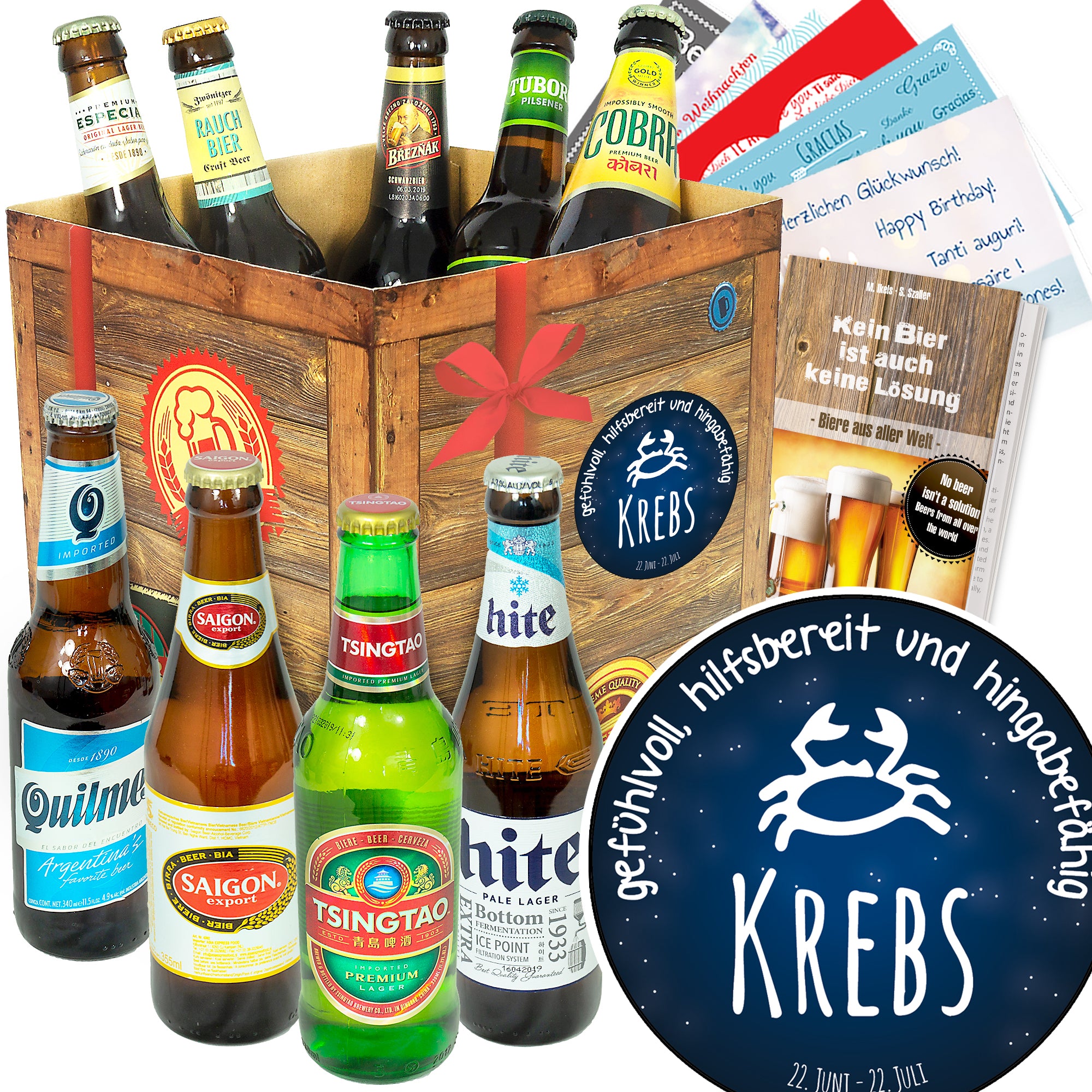 Bier Set | 9x Biere der Welt Geschenkbox