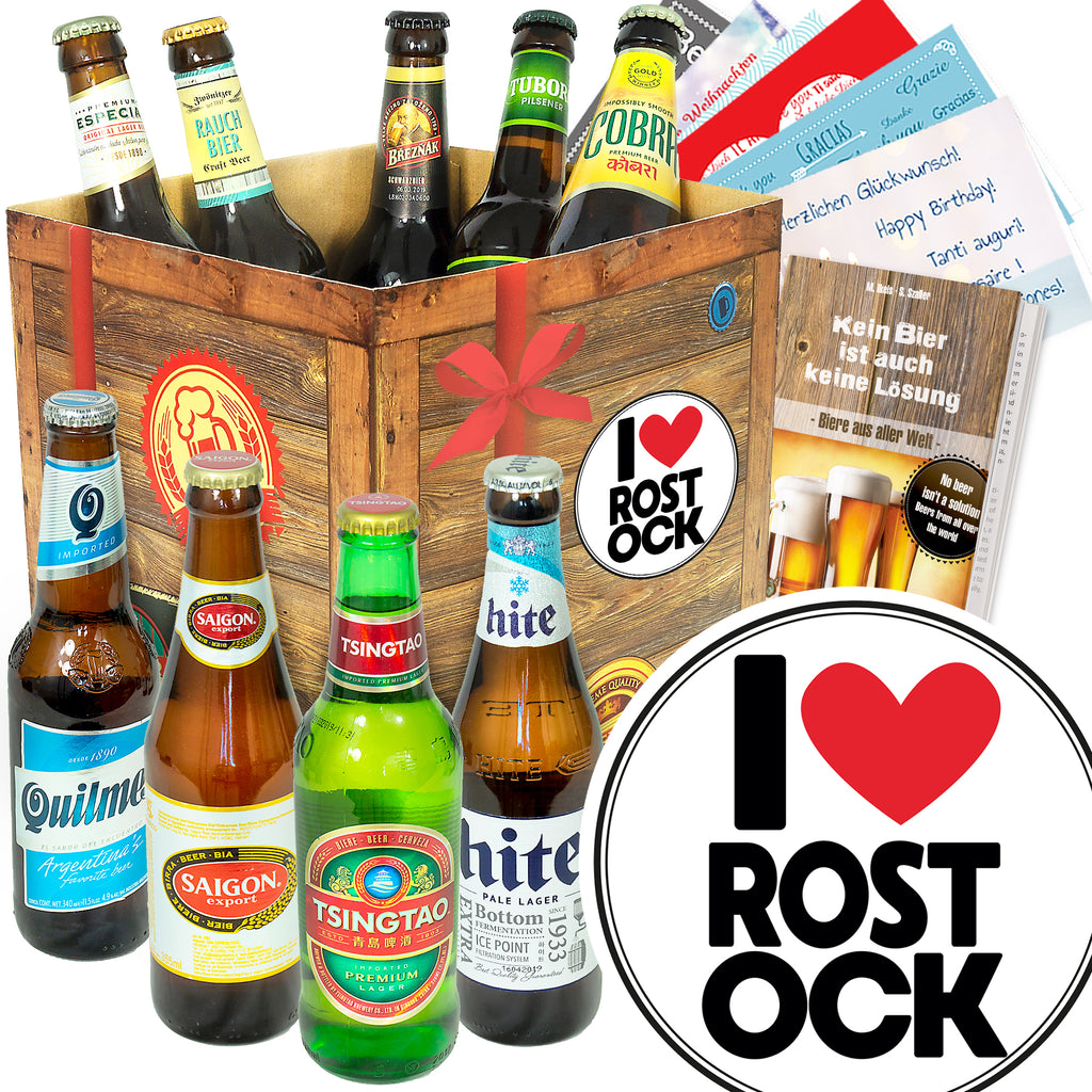 I love Rostock | 9 Länder Bier aus aller Welt | Paket