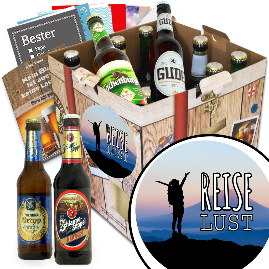 Reiselust | 9 Biersorten Deutsche Biere | Präsent
