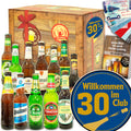 Wilkommen im Club 30 | 12 Flaschen Bier aus der Welt und Deutschland | Bierpaket