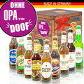 Ohne Opa ist alles doof | 9 Flaschen Biere aus Deutschland | Geschenk Box
