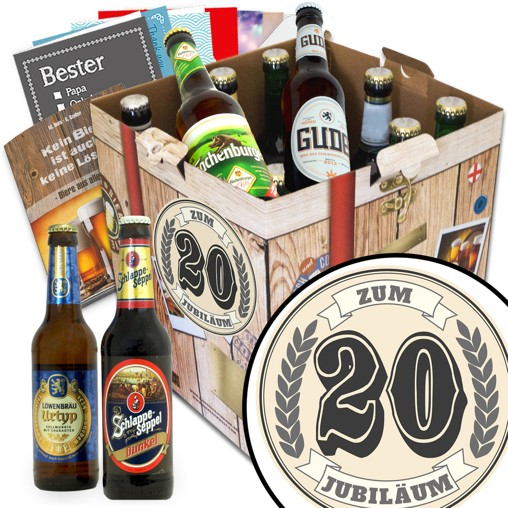 Zum 20. Jubiläum | 9 Spezialitäten Bier Deutschlandreise | Geschenkkorb