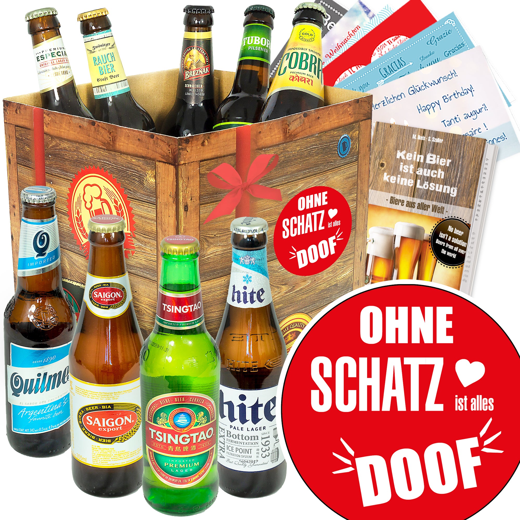 Bier Set | 9x Biere der Welt Geschenkbox