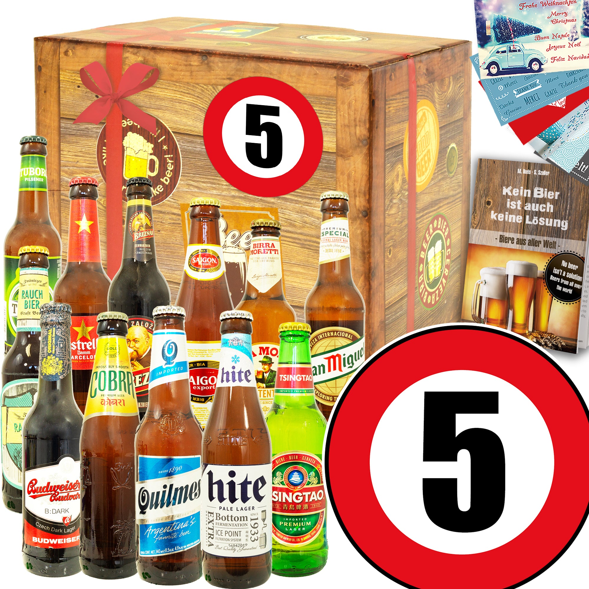 Zahl 5 | 12x Bierweltreise | Paket
