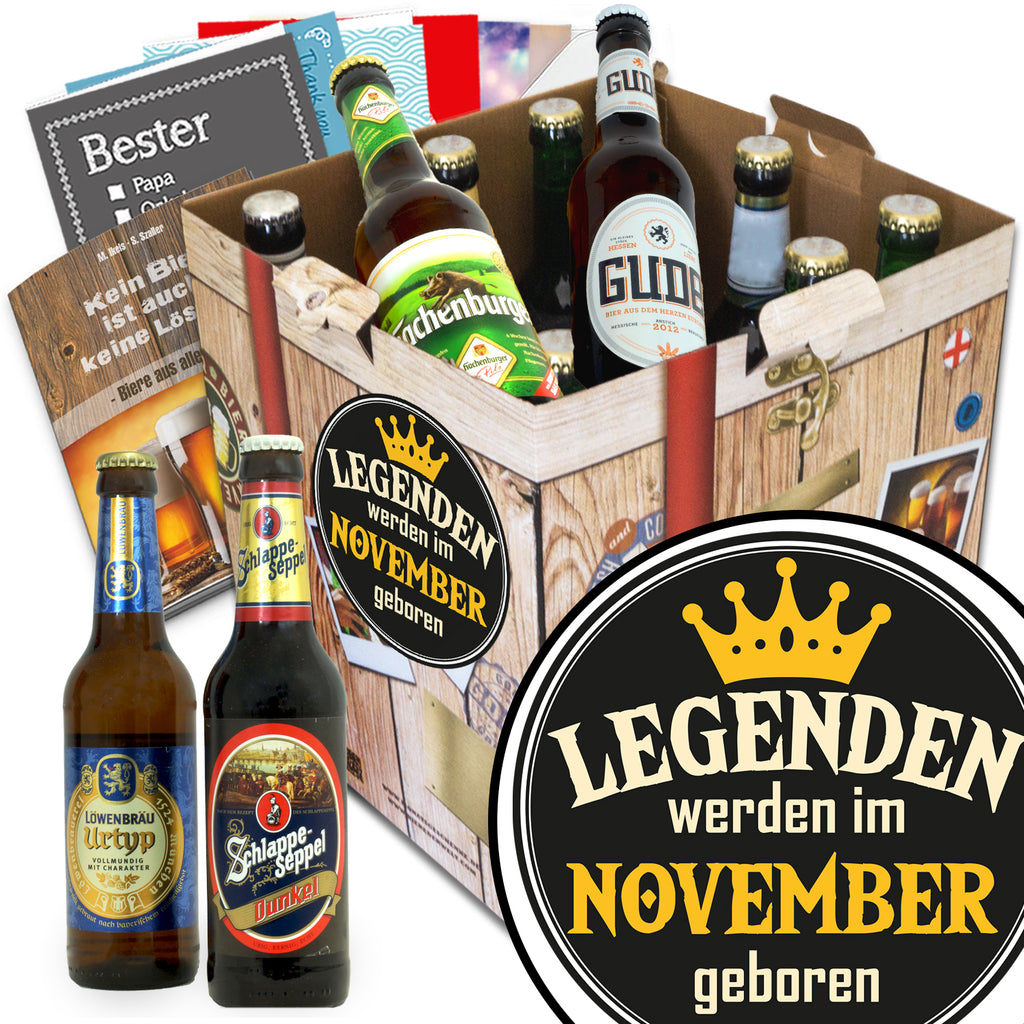 Legende November | 9 Flaschen Biere Deutschland | Biertasting