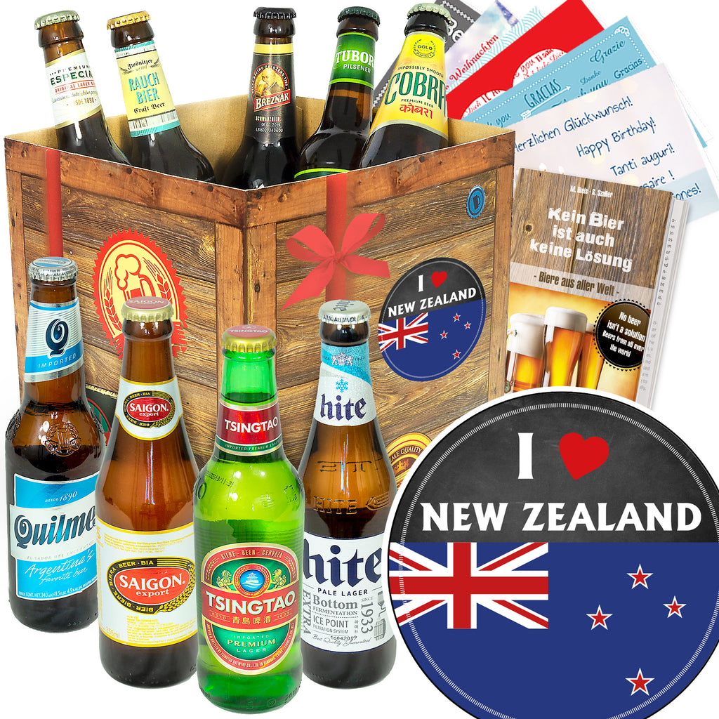 I love New Zealand | 9 Biersorten Bier International | Bierbox