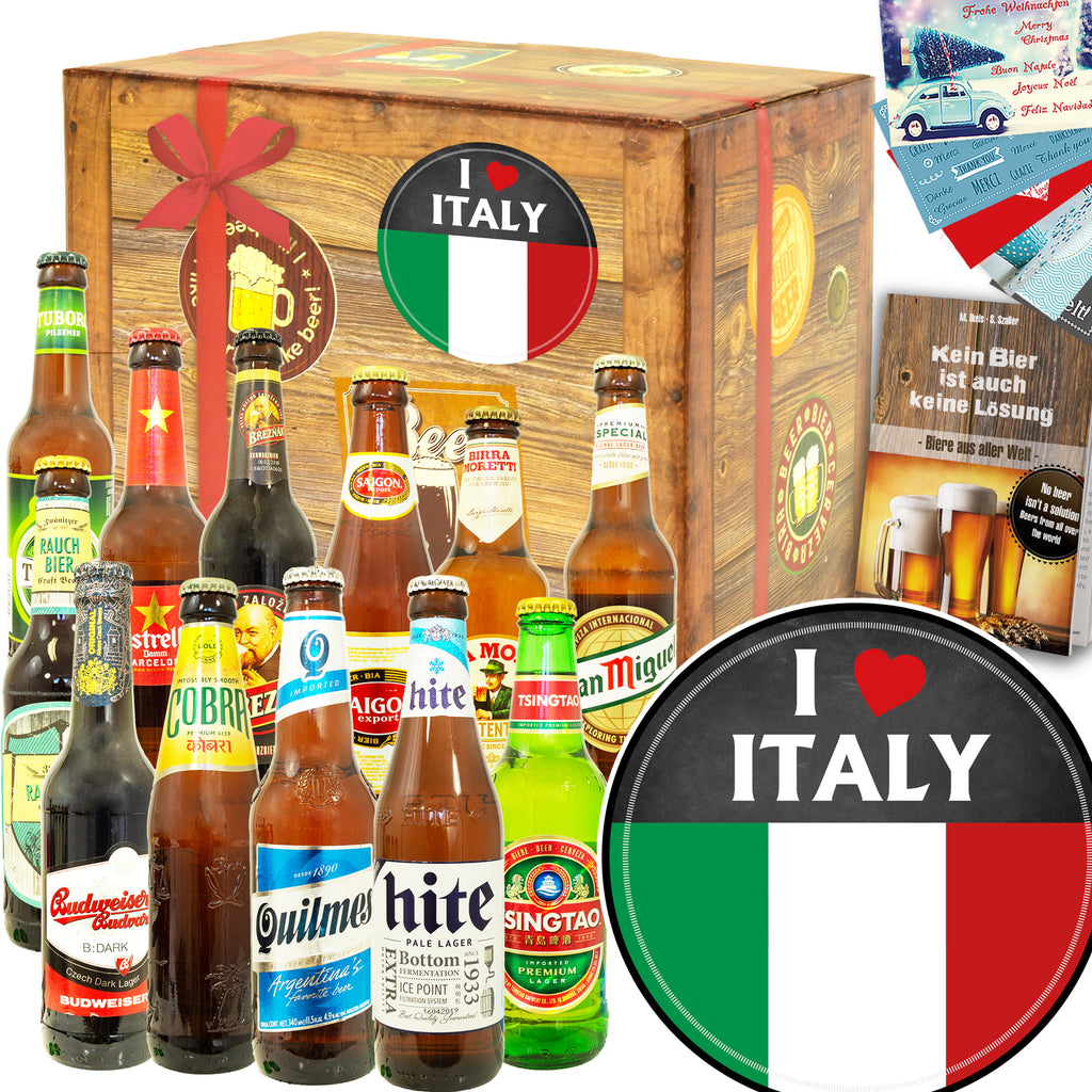 I love Italy | 12 Länder Biere aus aller Welt | Bierset